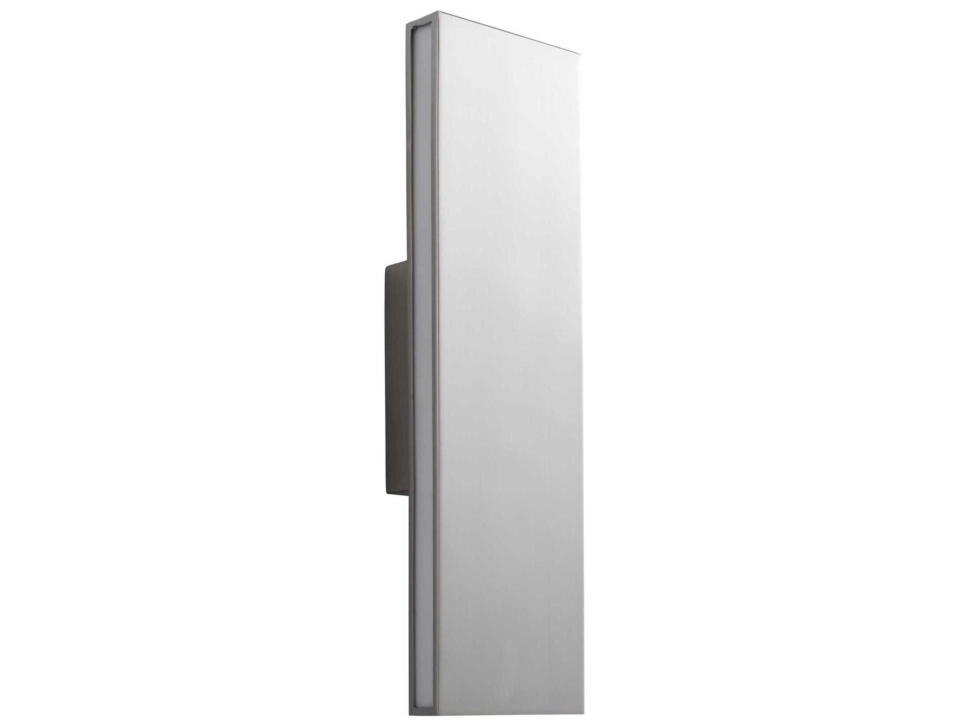 Oxygen by Quorum Profile 2-Light Satin Nickel Wall Sconce