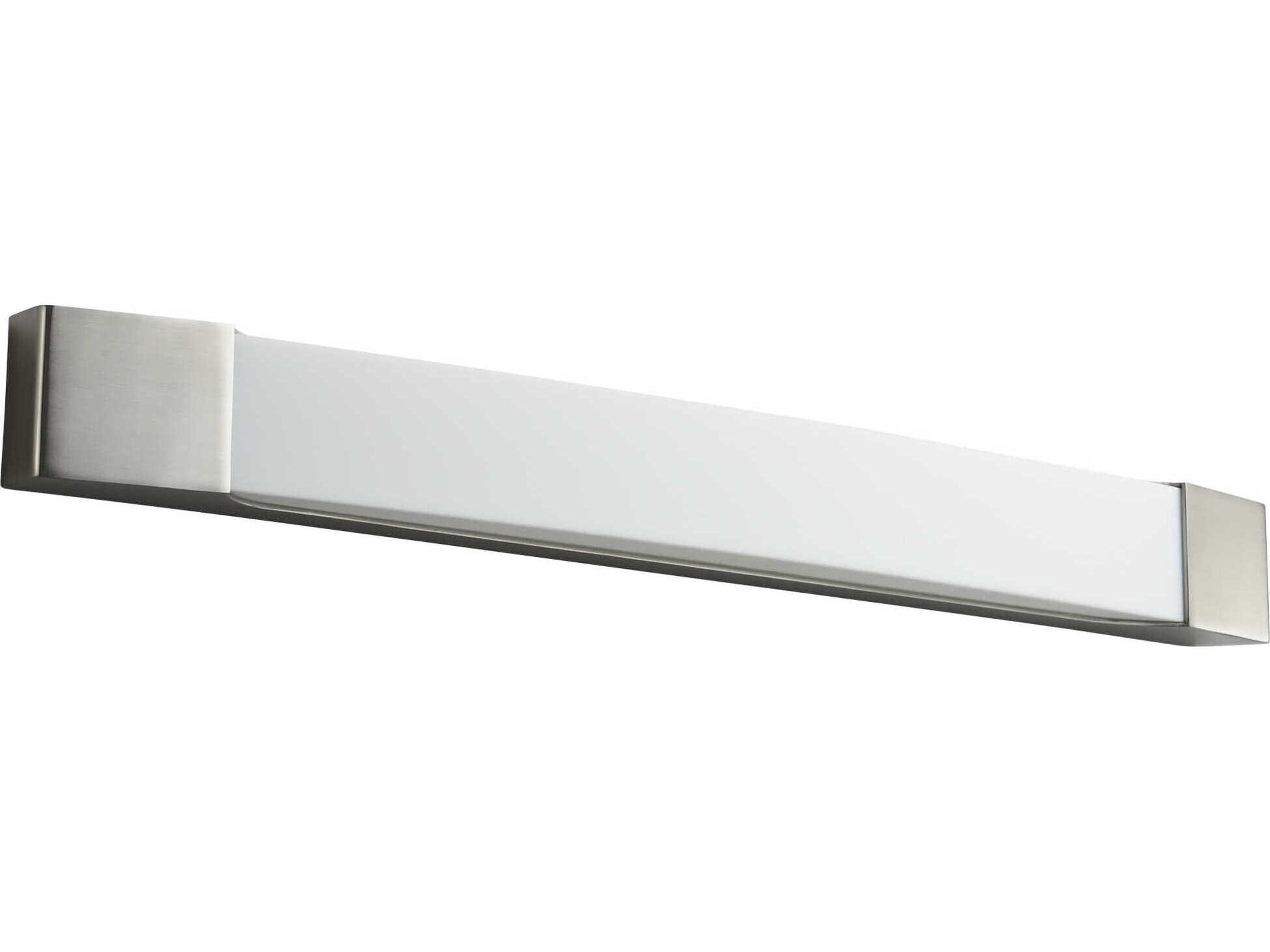 Oxygen by Quorum Apollo 2-Light Satin Nickel Vanity Light