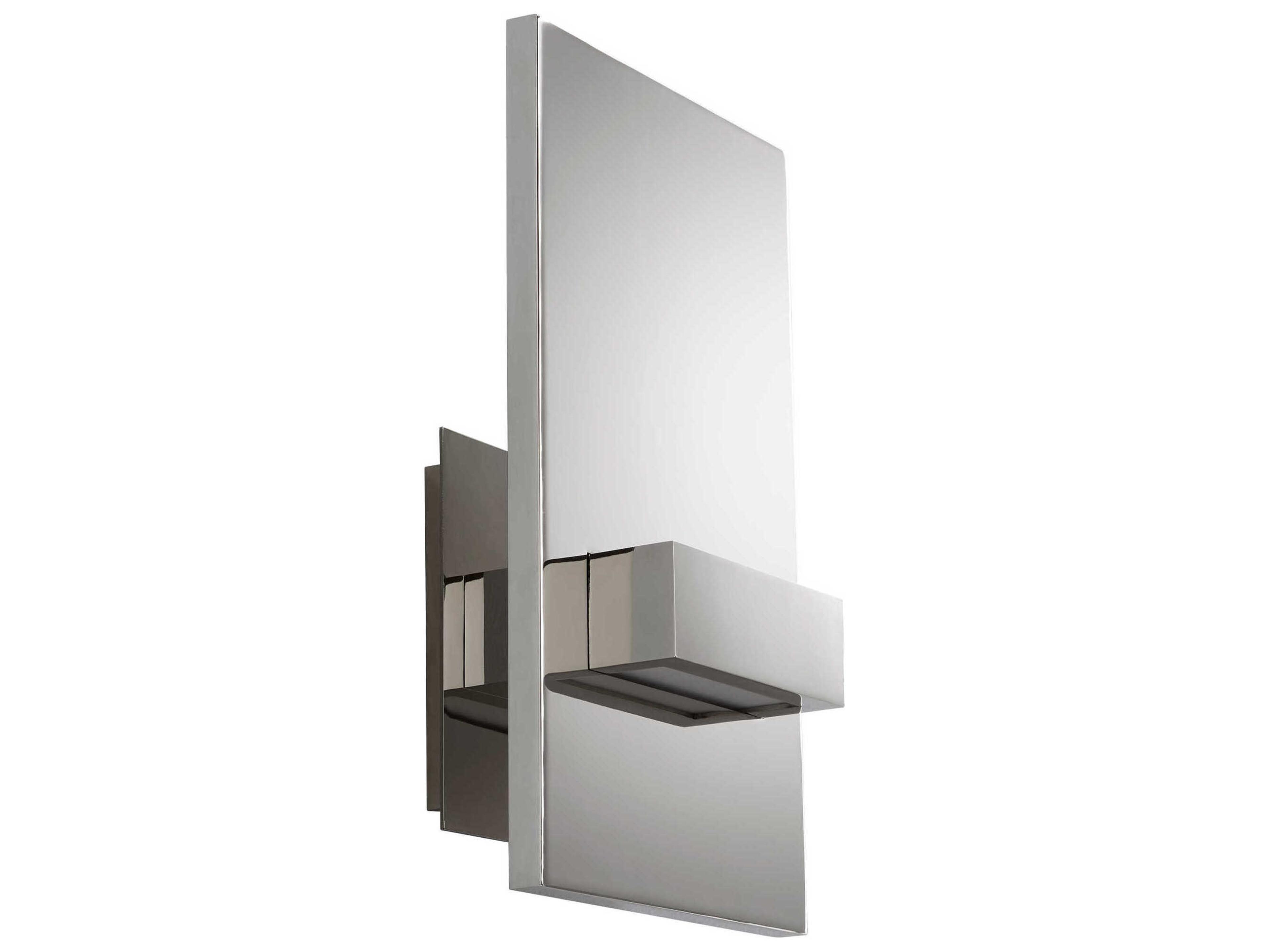 Oxygen by Quorum Vela 2-Light Polished Nickel Wall Sconce