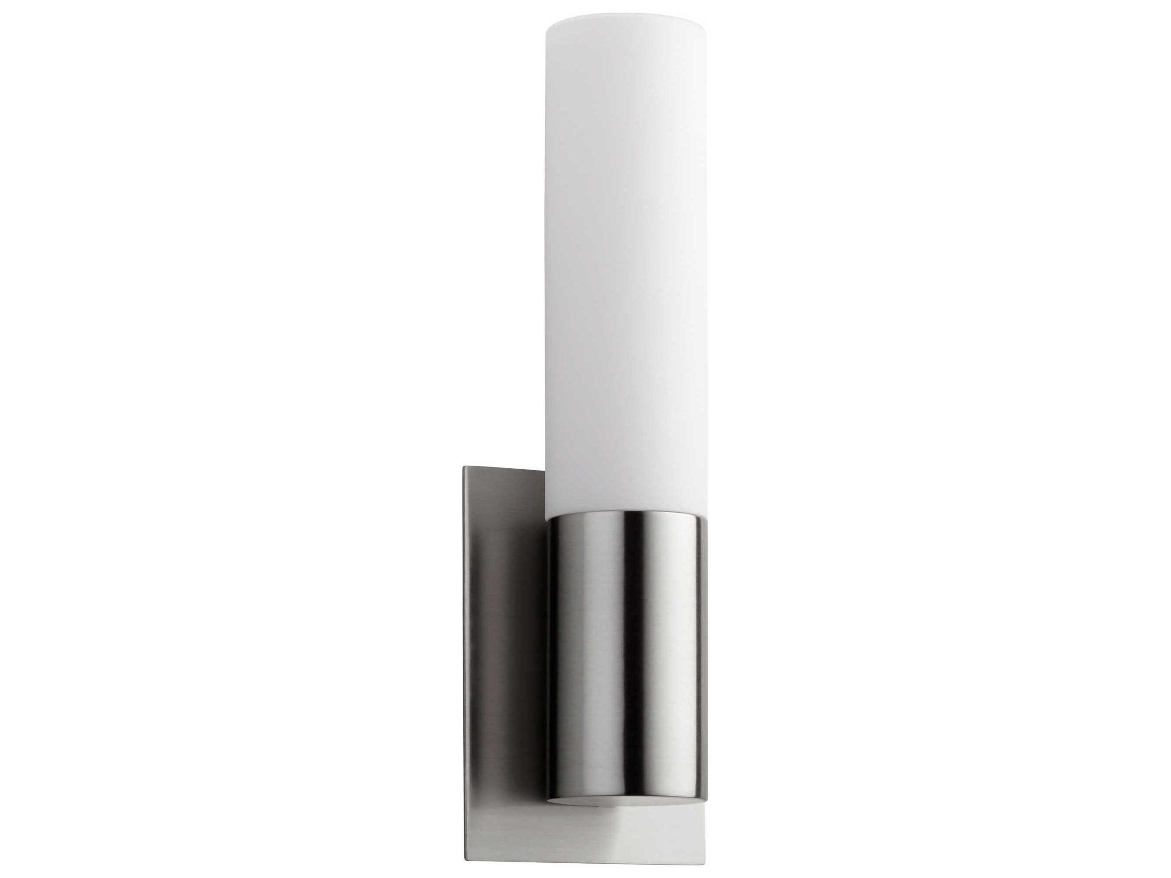 Oxygen by Quorum Magneta 1-Light Satin Nickel Wall Sconce