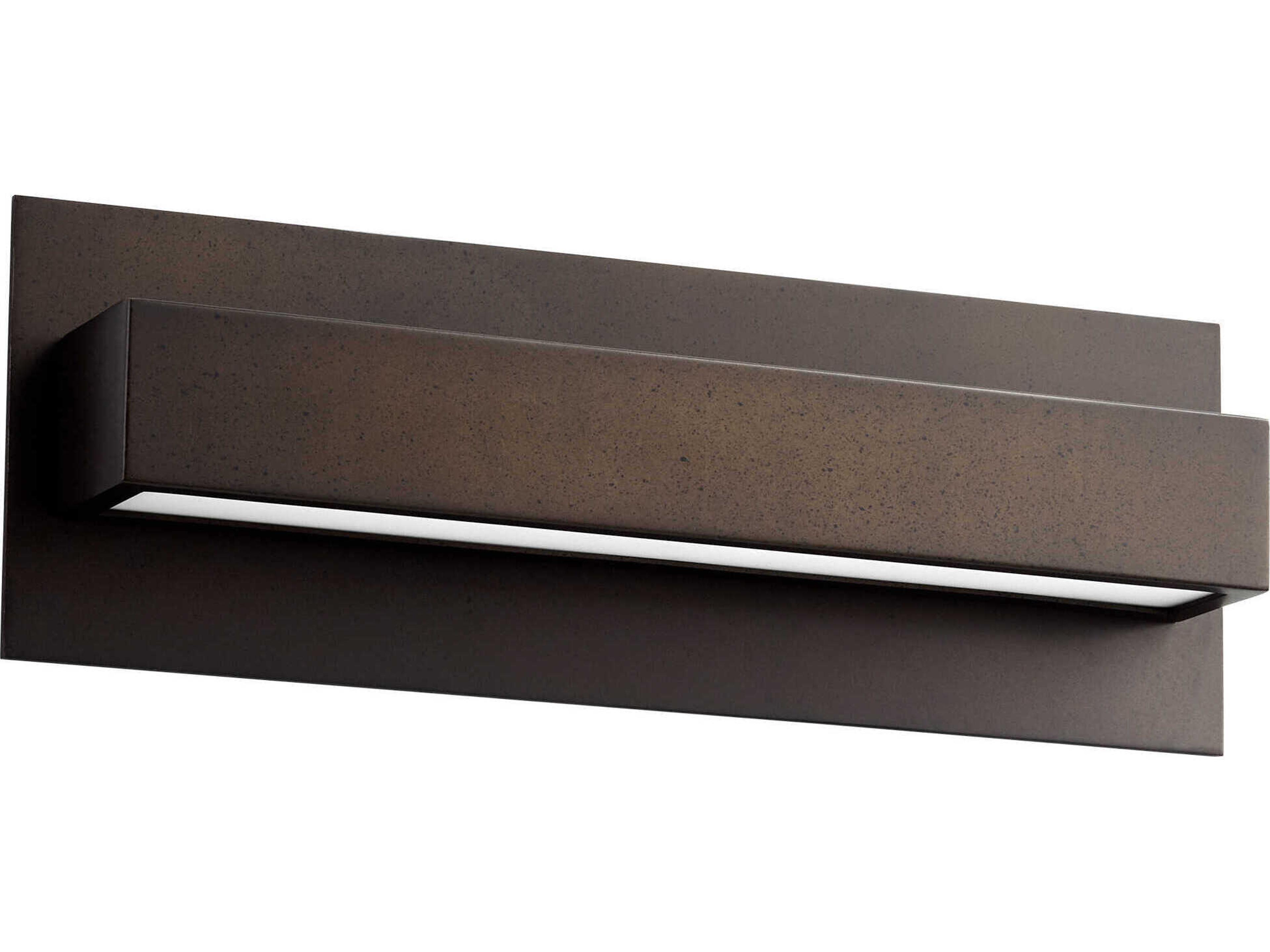 Oxygen by Quorum Alcor 1-Light Oiled Bronze Vanity Light