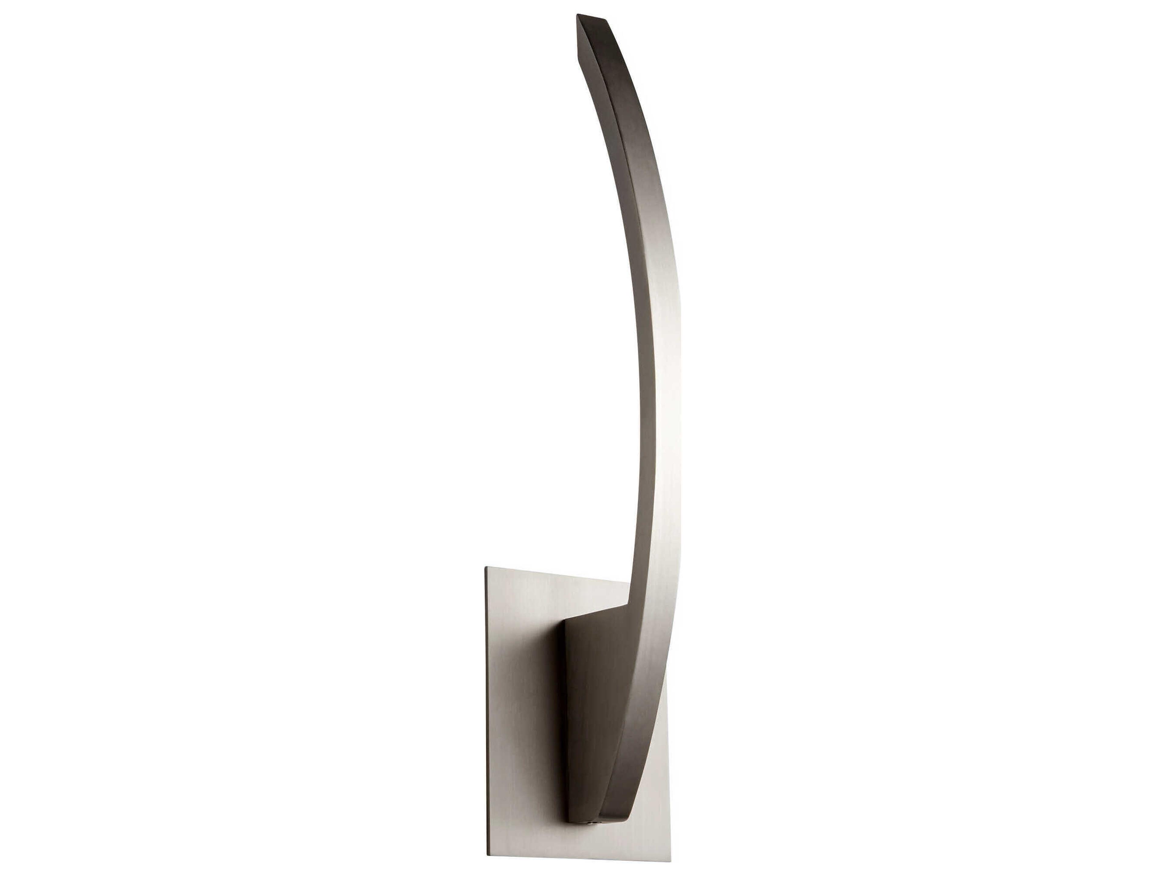Oxygen by Quorum Bolo 1-Light Satin Nickel Wall Sconce