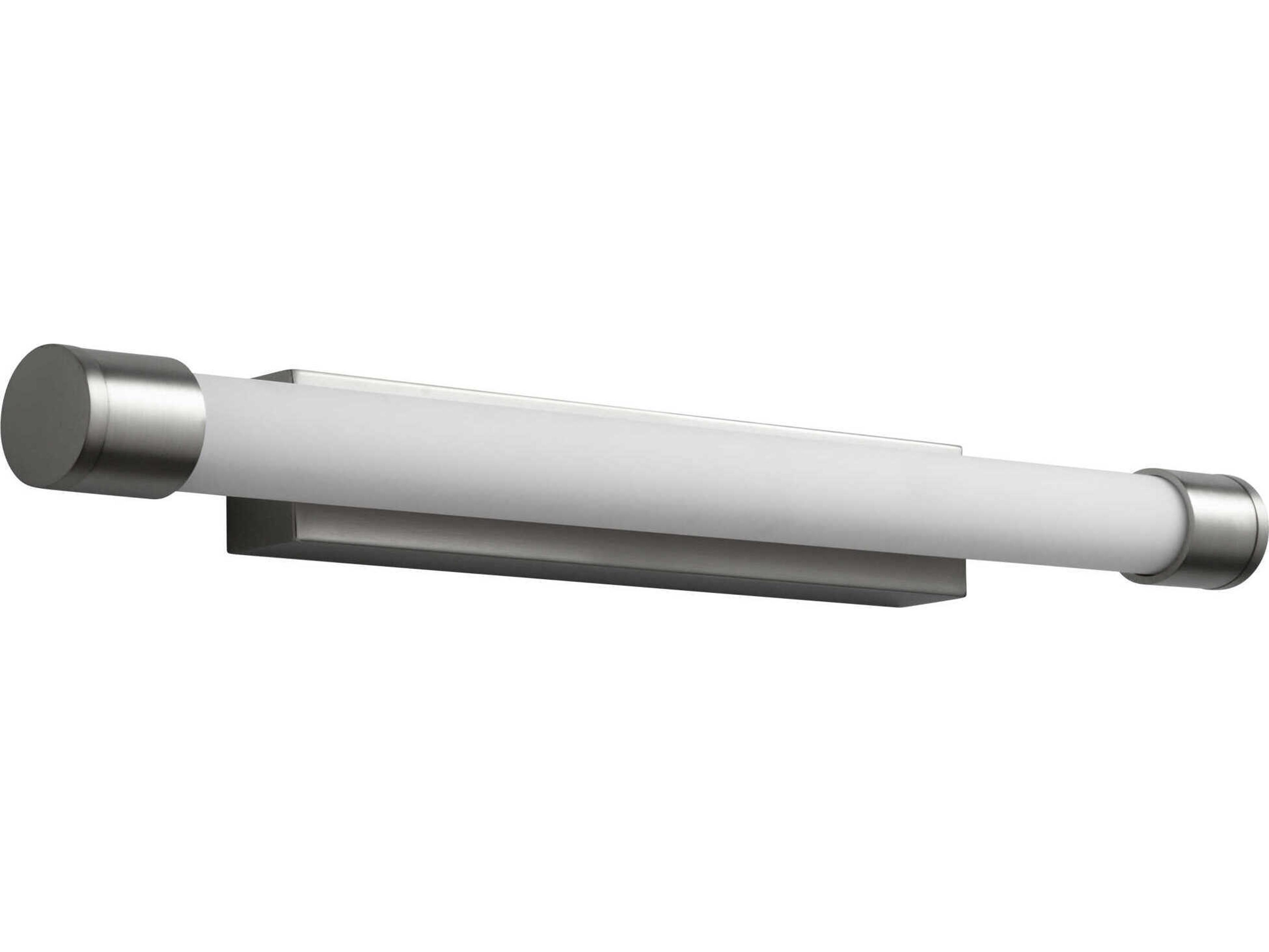 Oxygen by Quorum Zenith-II 1-Light Satin Nickel Vanity Light