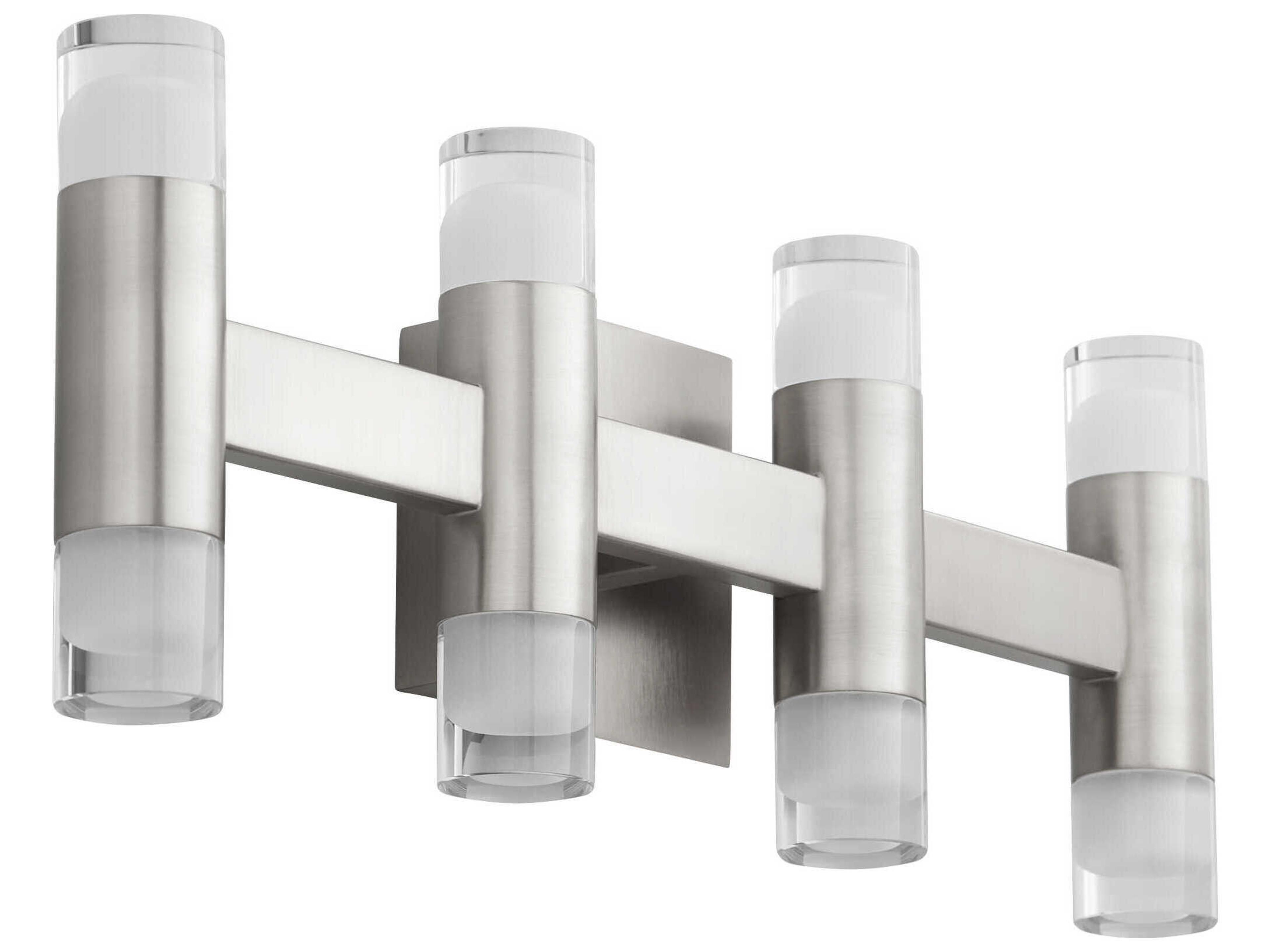 Oxygen by Quorum Alarum 8-Light Satin Nickel Vanity Light