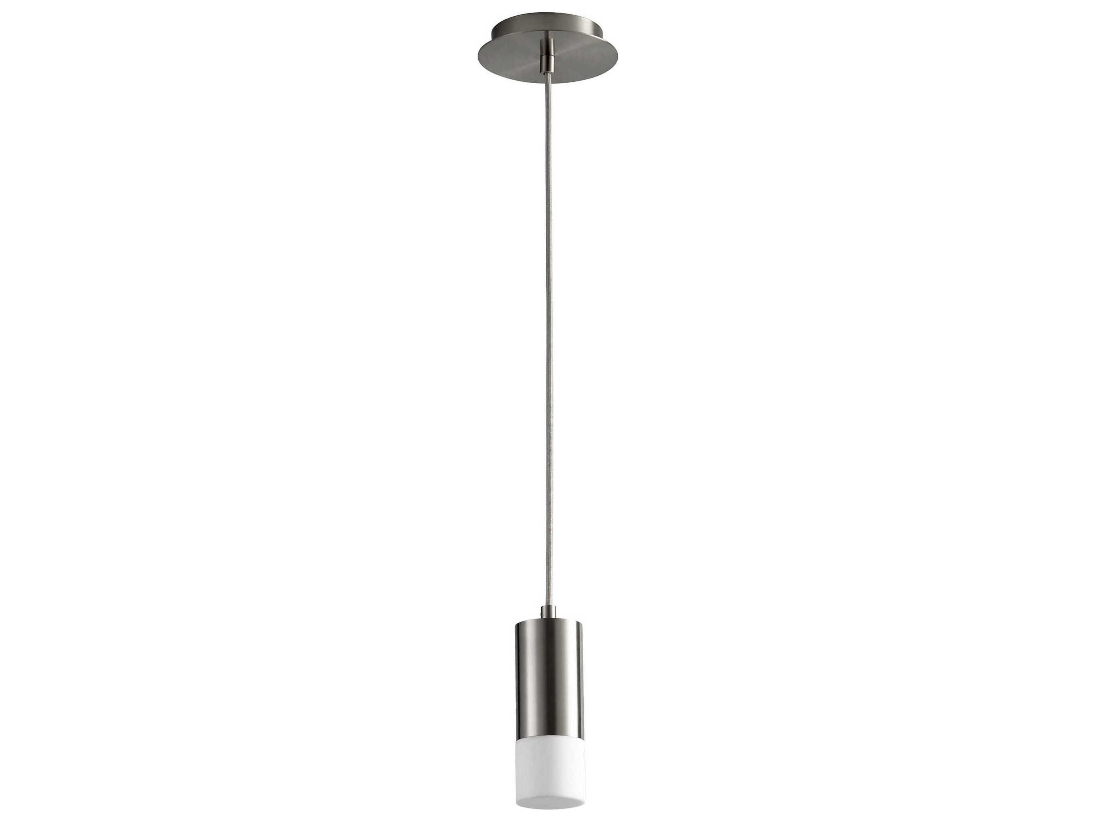 Oxygen by Quorum Magneta 1-Light Satin Nickel Mini Pendant