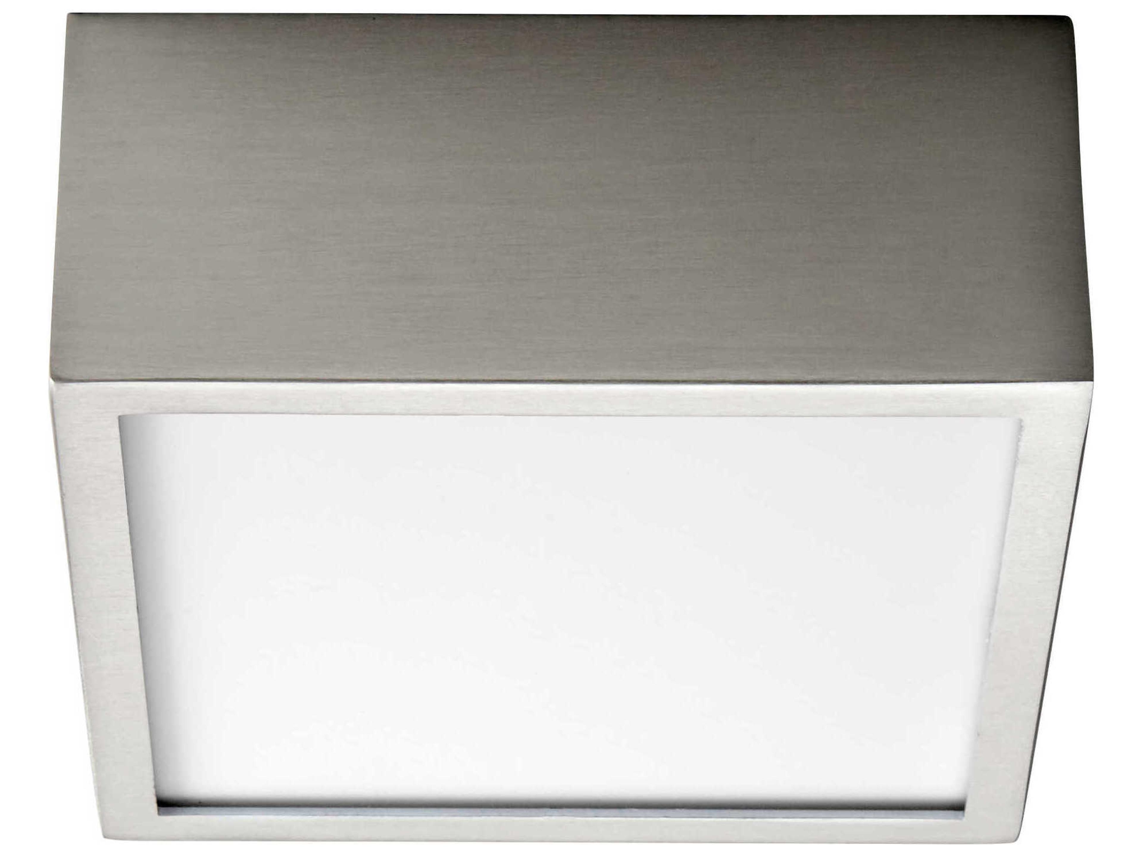 Oxygen by Quorum Pyxis 1-Light Satin Nickel Flush Mount