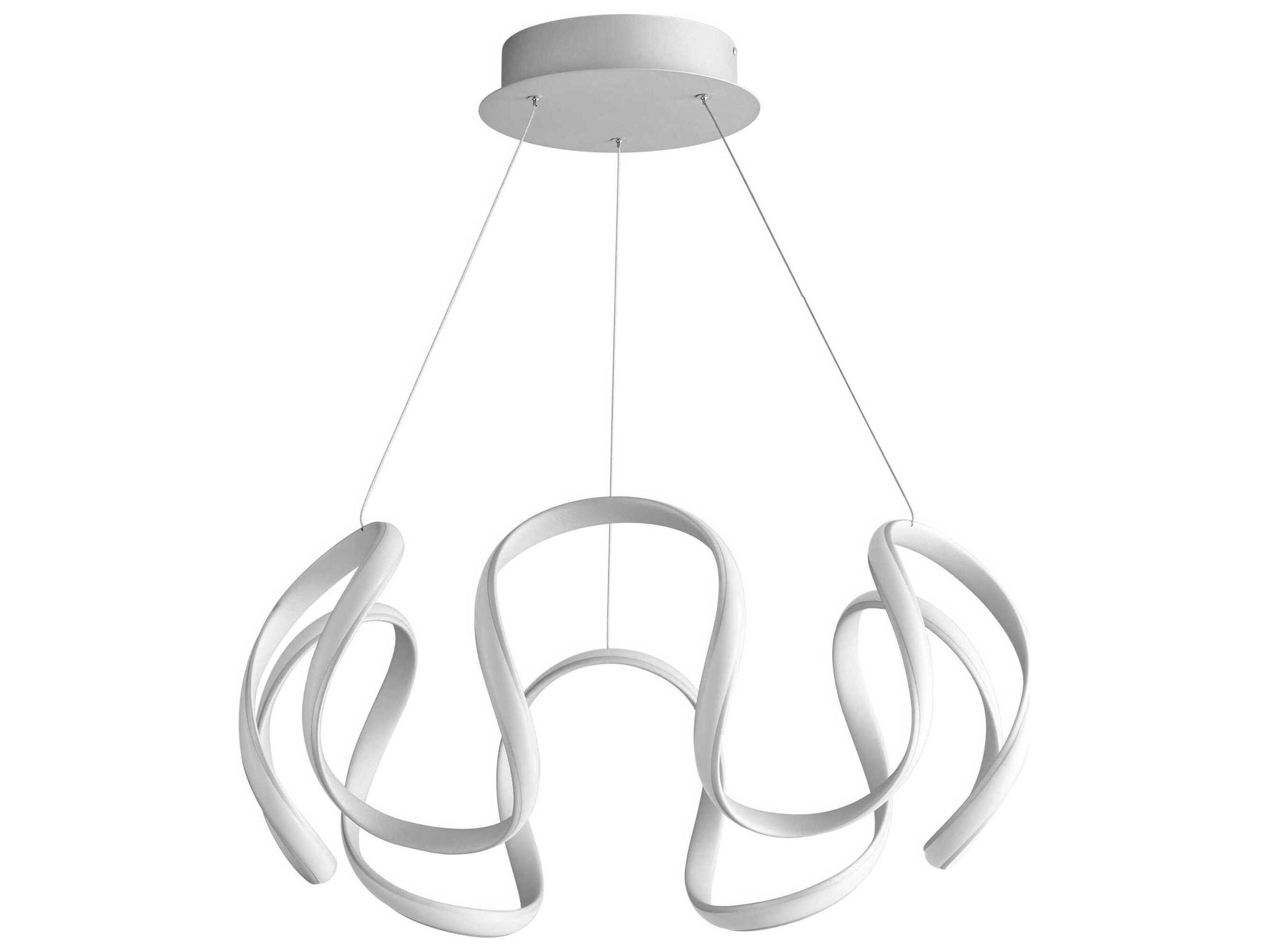 Oxygen by Quorum Cirro 1-Light Silver Graphite Pendant