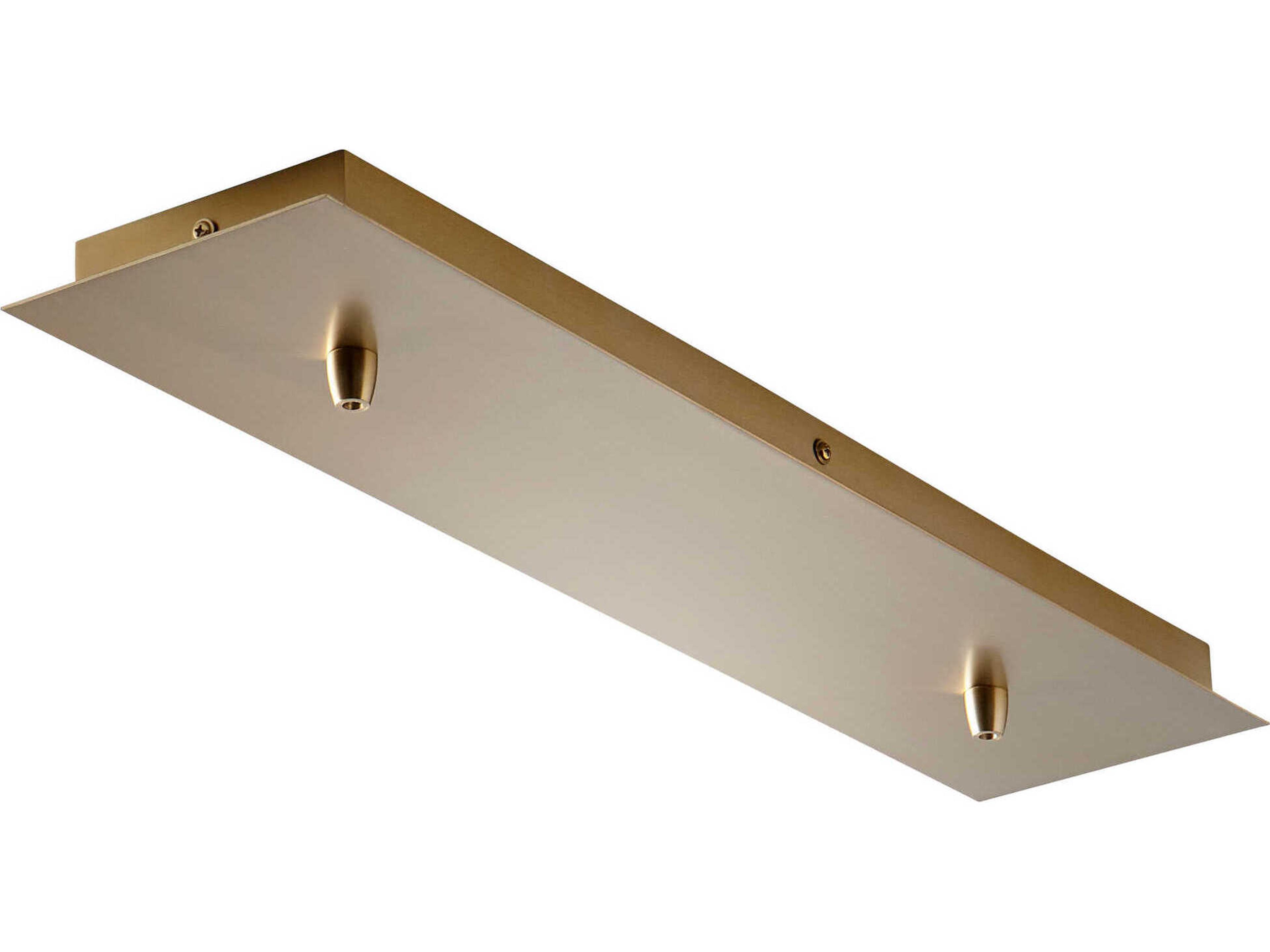 Oxygen by Quorum Aged Brass 2-Light Linear Canopy