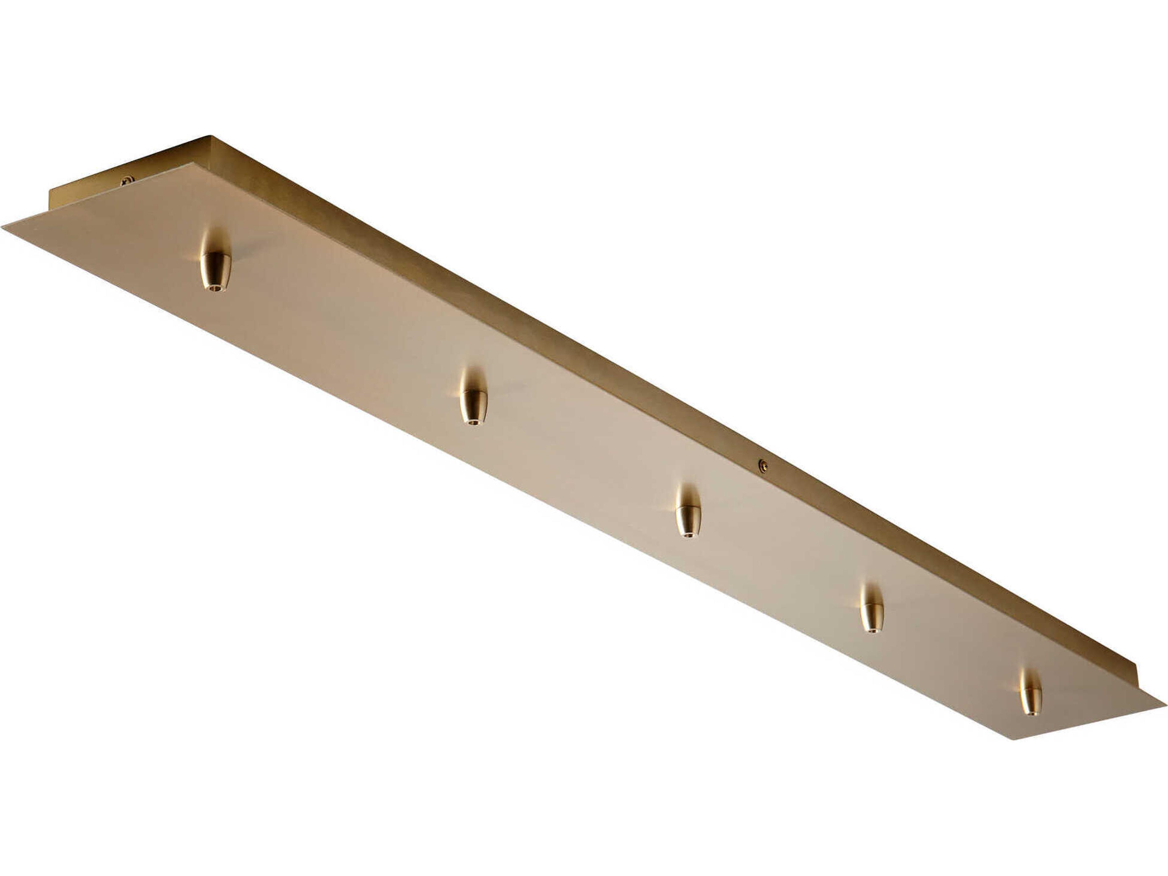 Oxygen by Quorum Aged Brass 5-Light Linear Canopy