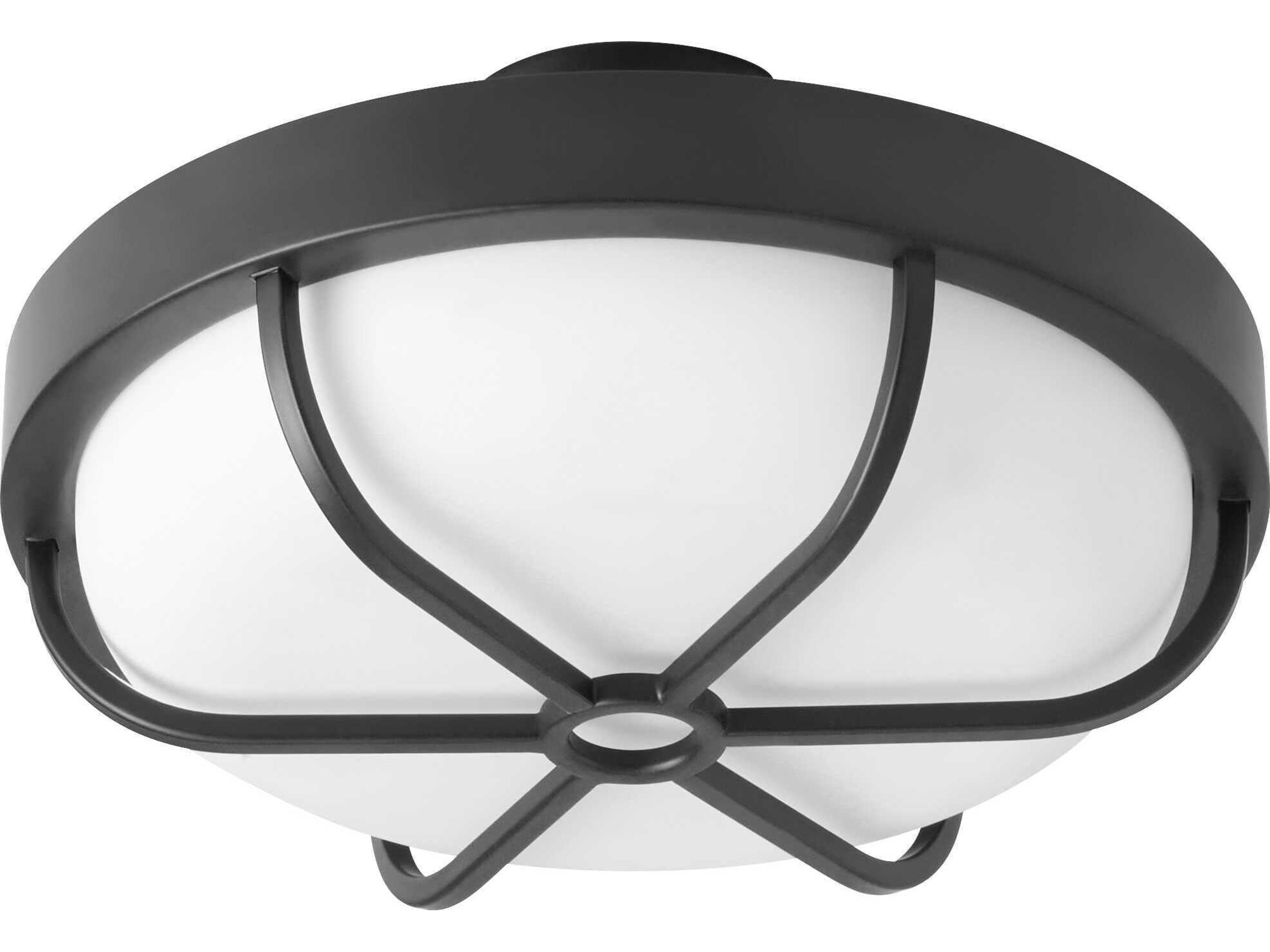 Oxygen by Quorum Enorme Black Fan Light Kit