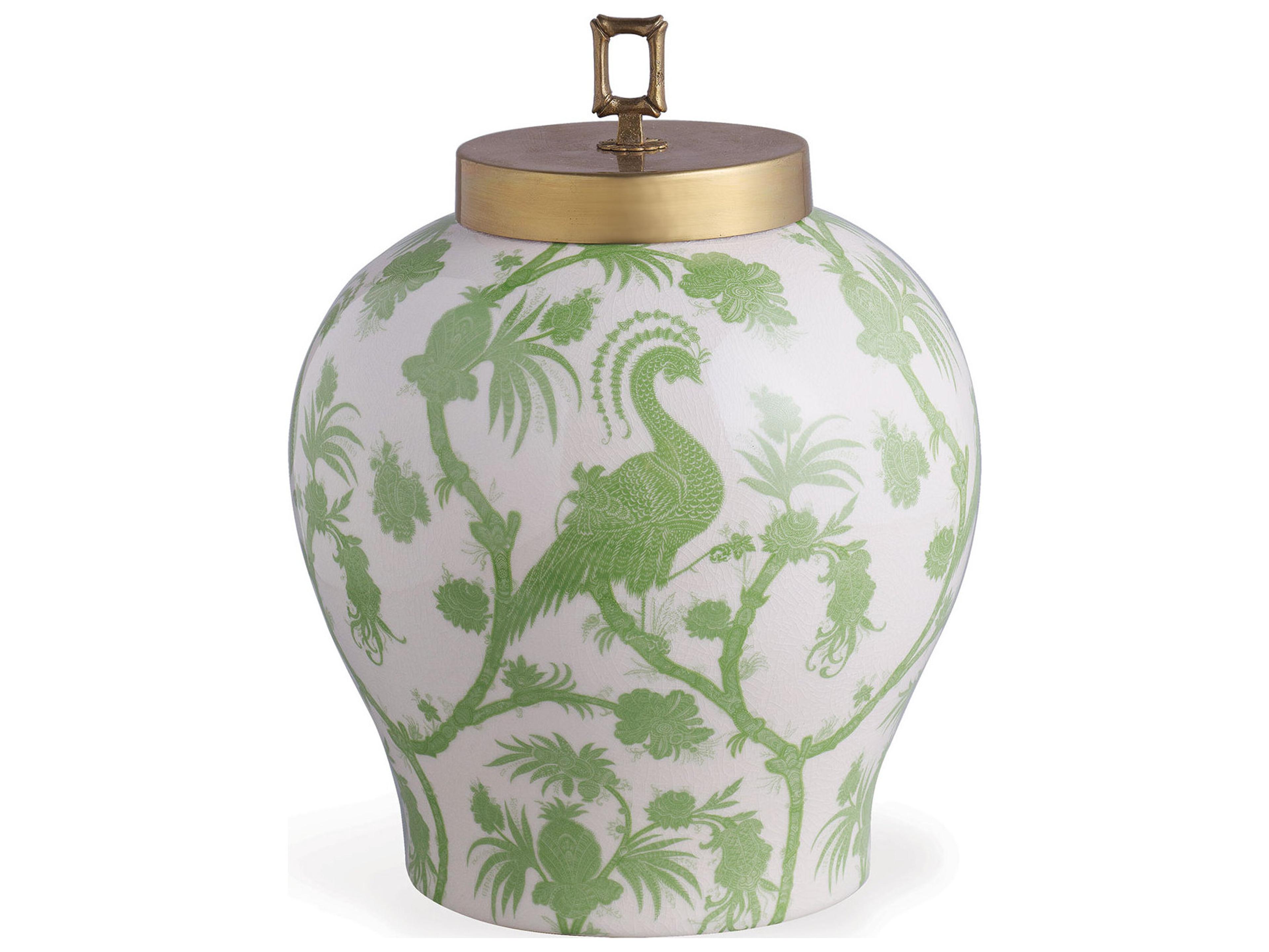 Port 68 Balinese Peacock Green Jar