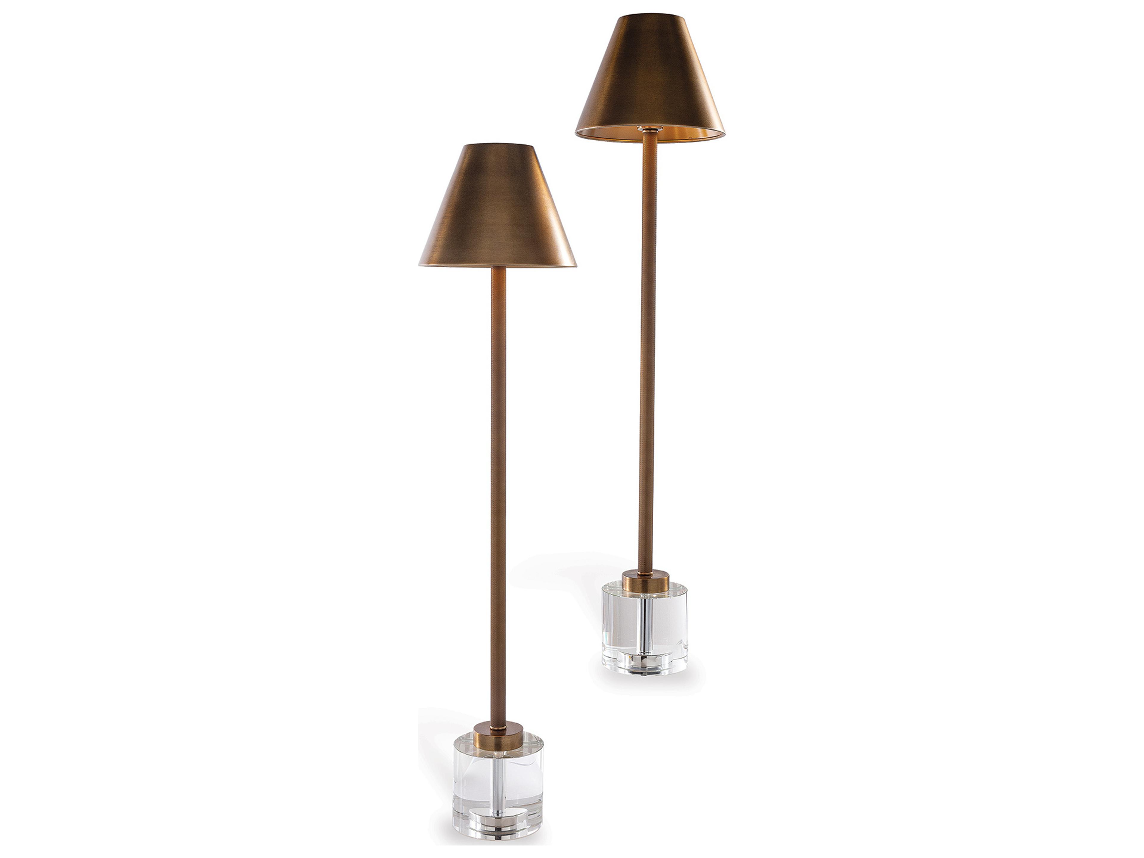 Port 68 Parliament Crystal/Brass Buffet Lamp (Set/2)