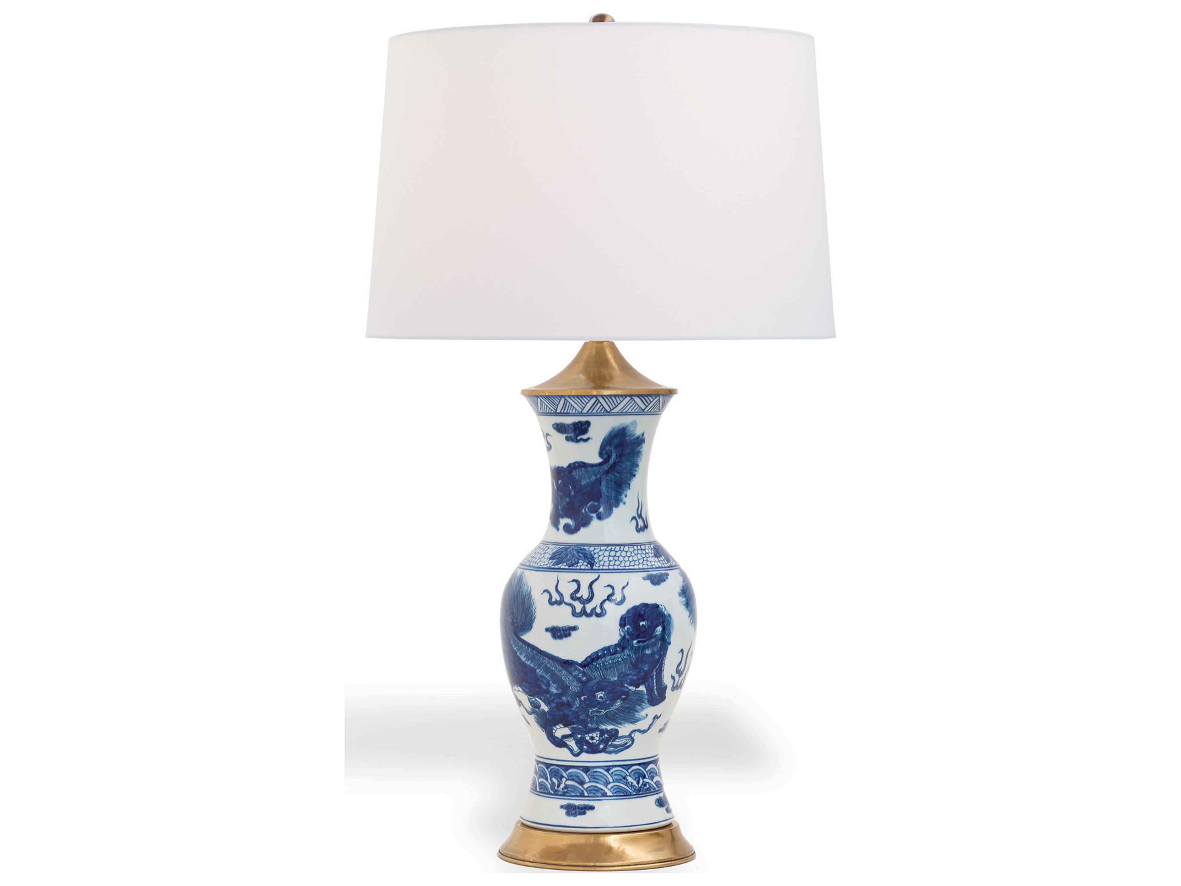Port 68 Chow Blue Lamp