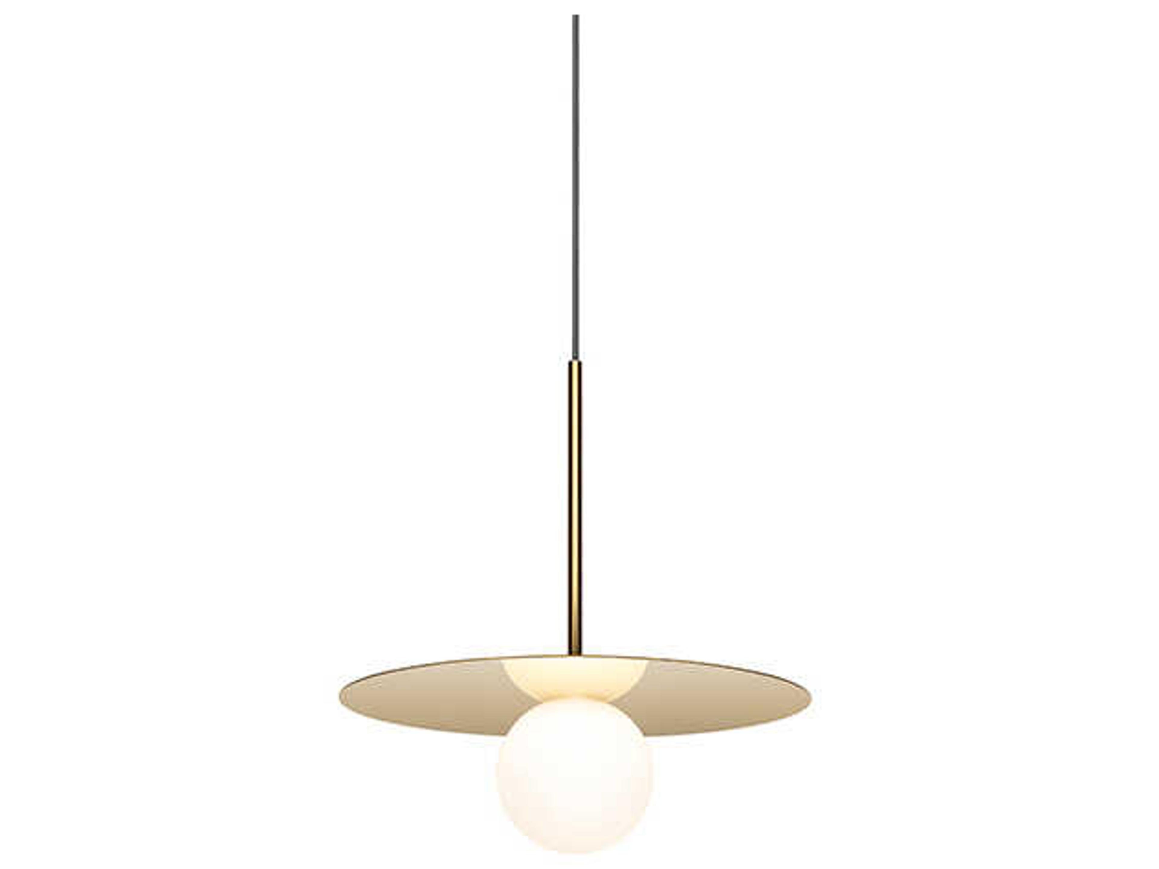 Pablo Bola Disc 1-Light Globe Mini Pendant