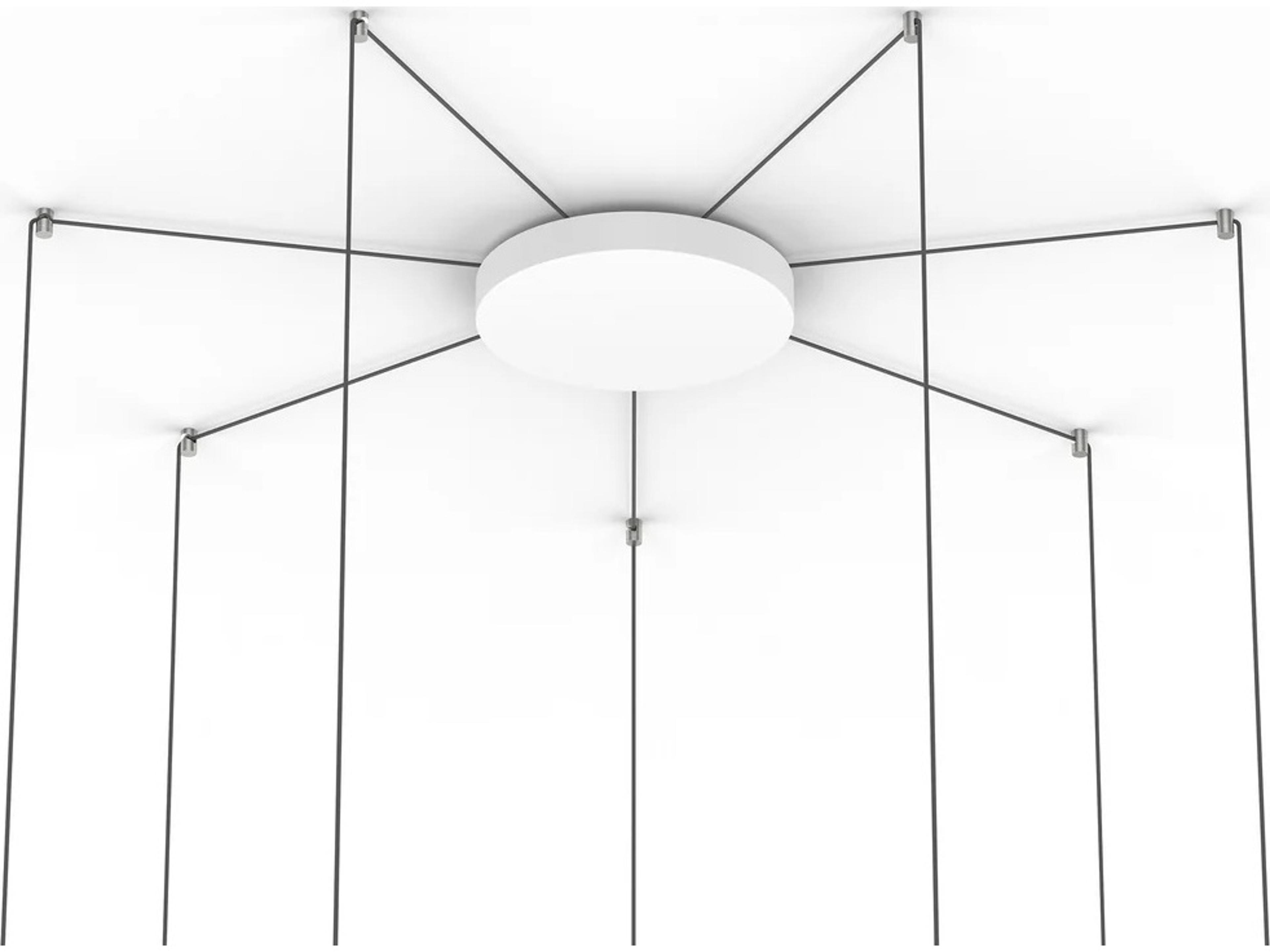 Bola 12" White Canopy Kit with 12 Swag Mounts