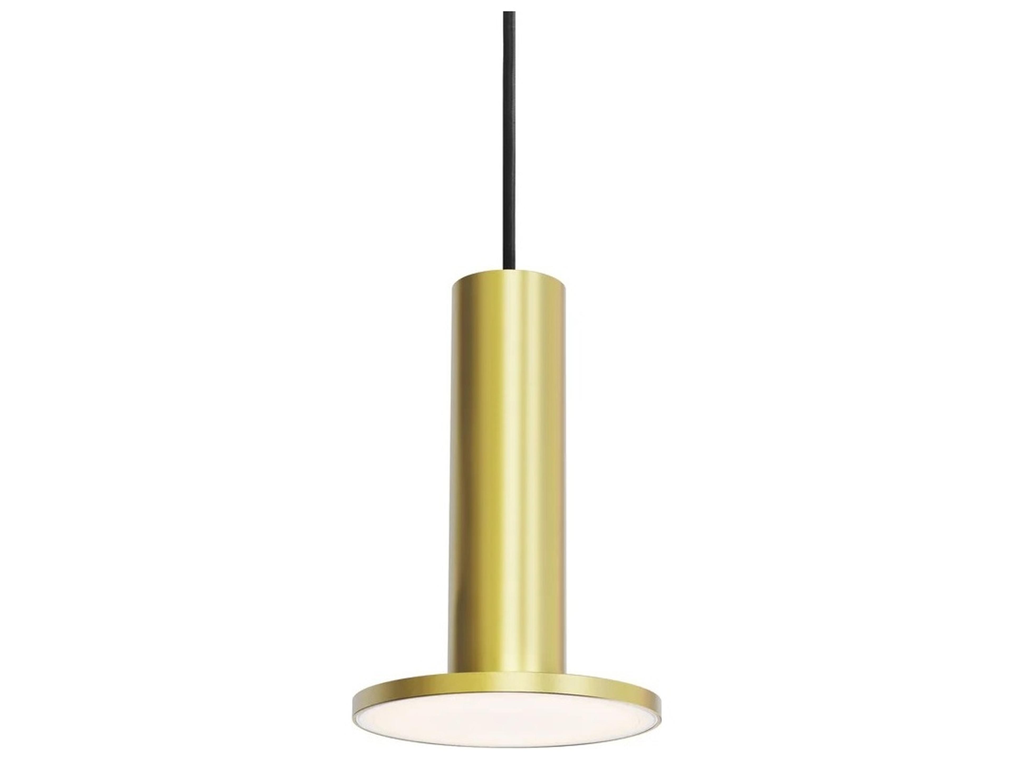 Pablo Cielo Plus 1-Light Brass Cylinder Linear Mini Pendant