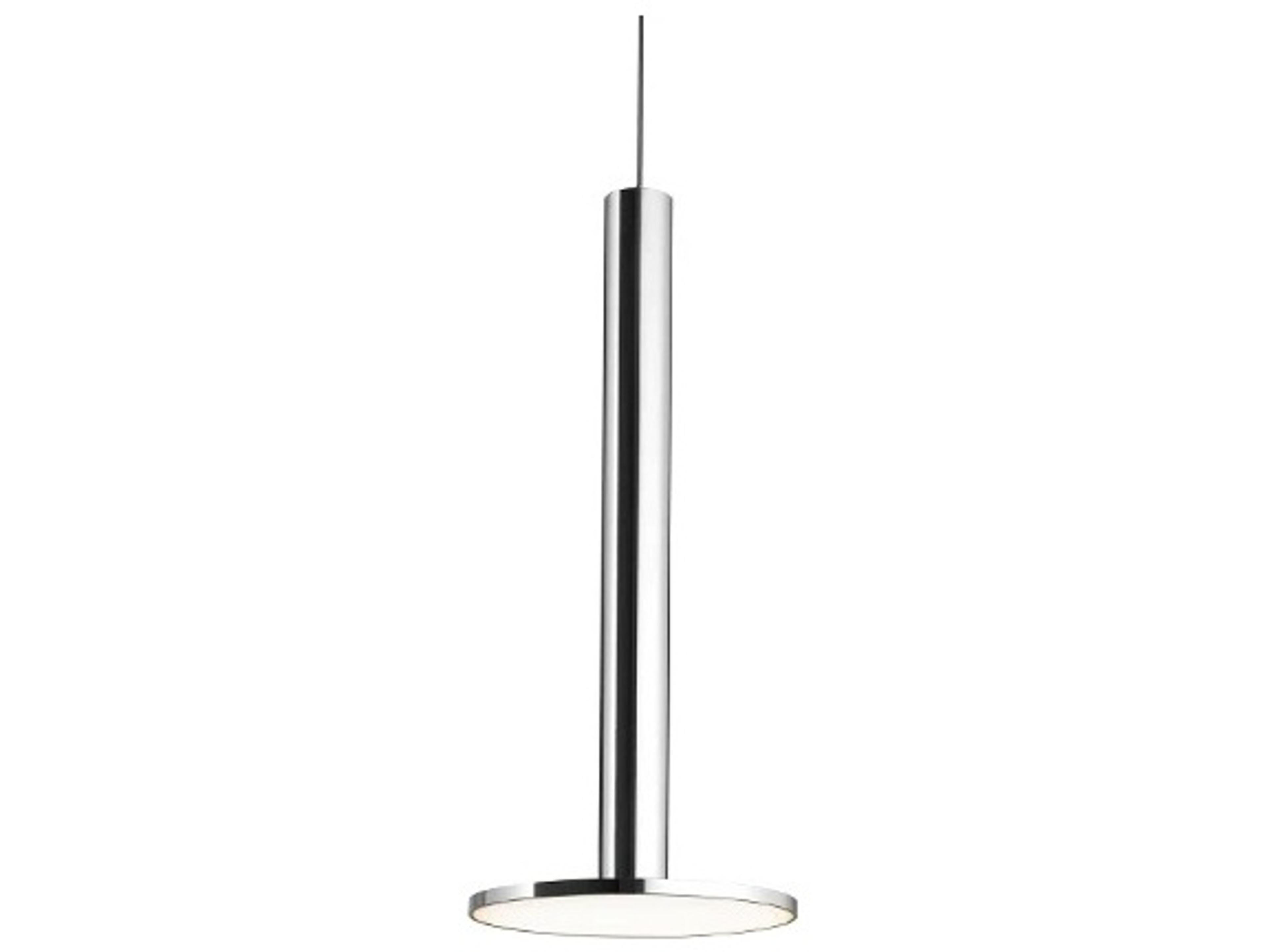 Pablo Cielo-XL 1-Light Polished Aluminum Silver Cylinder Linear Mini Pendant