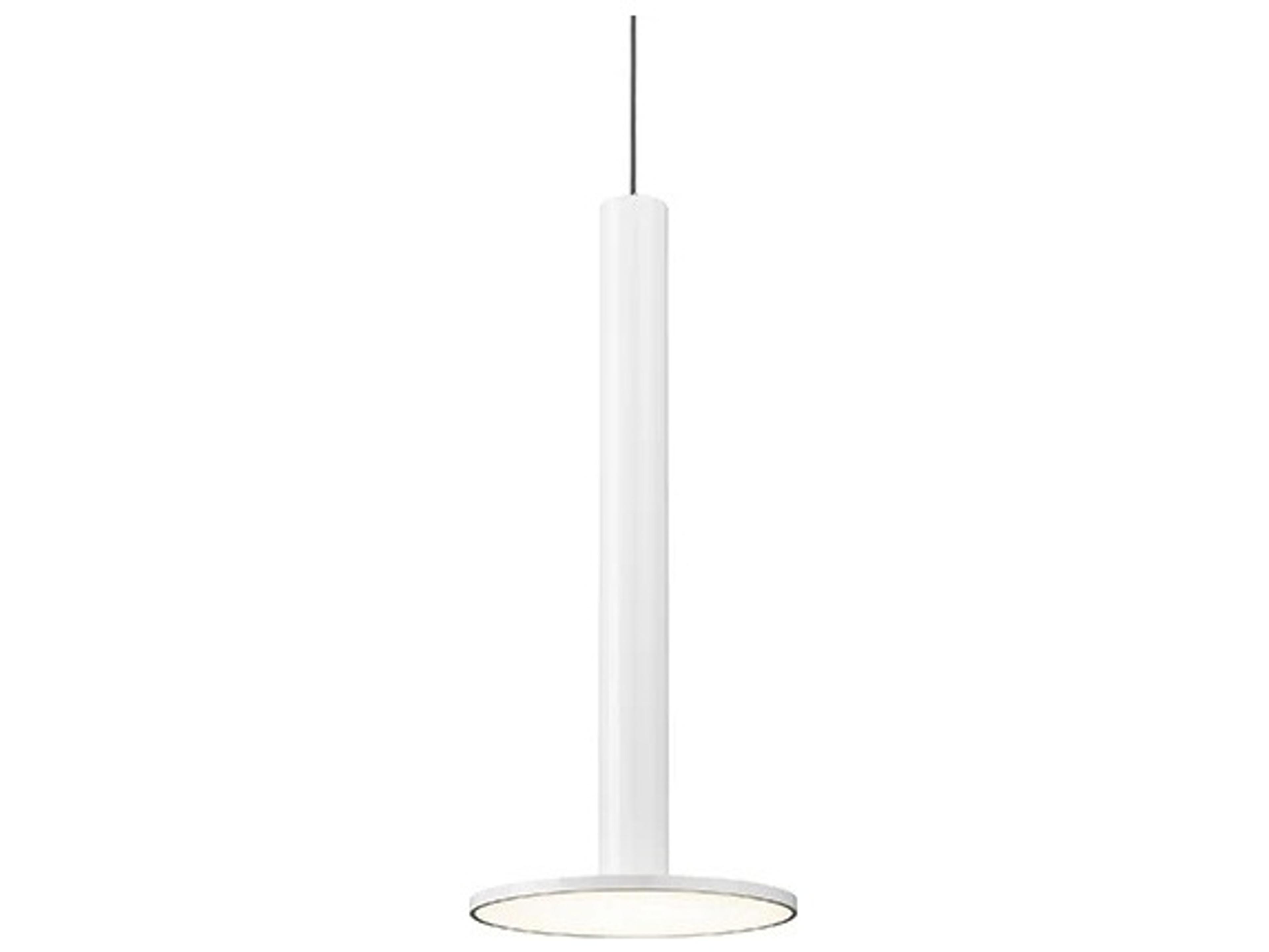 Pablo Cielo-XL 1-Light Gloss White Cylinder Linear Mini Pendant