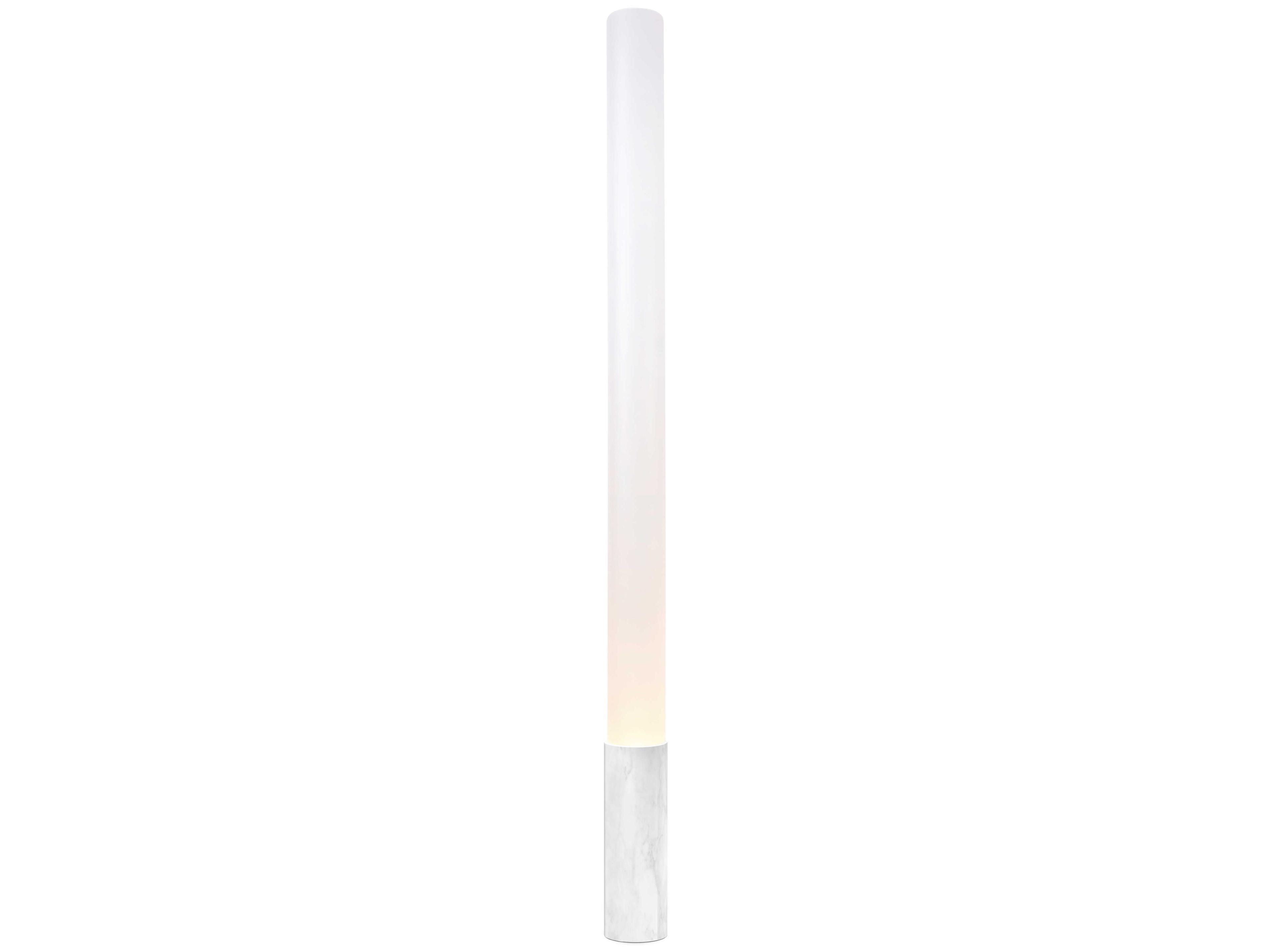 Pablo Elise White Marble PMMA Diffuser Floor Lamp