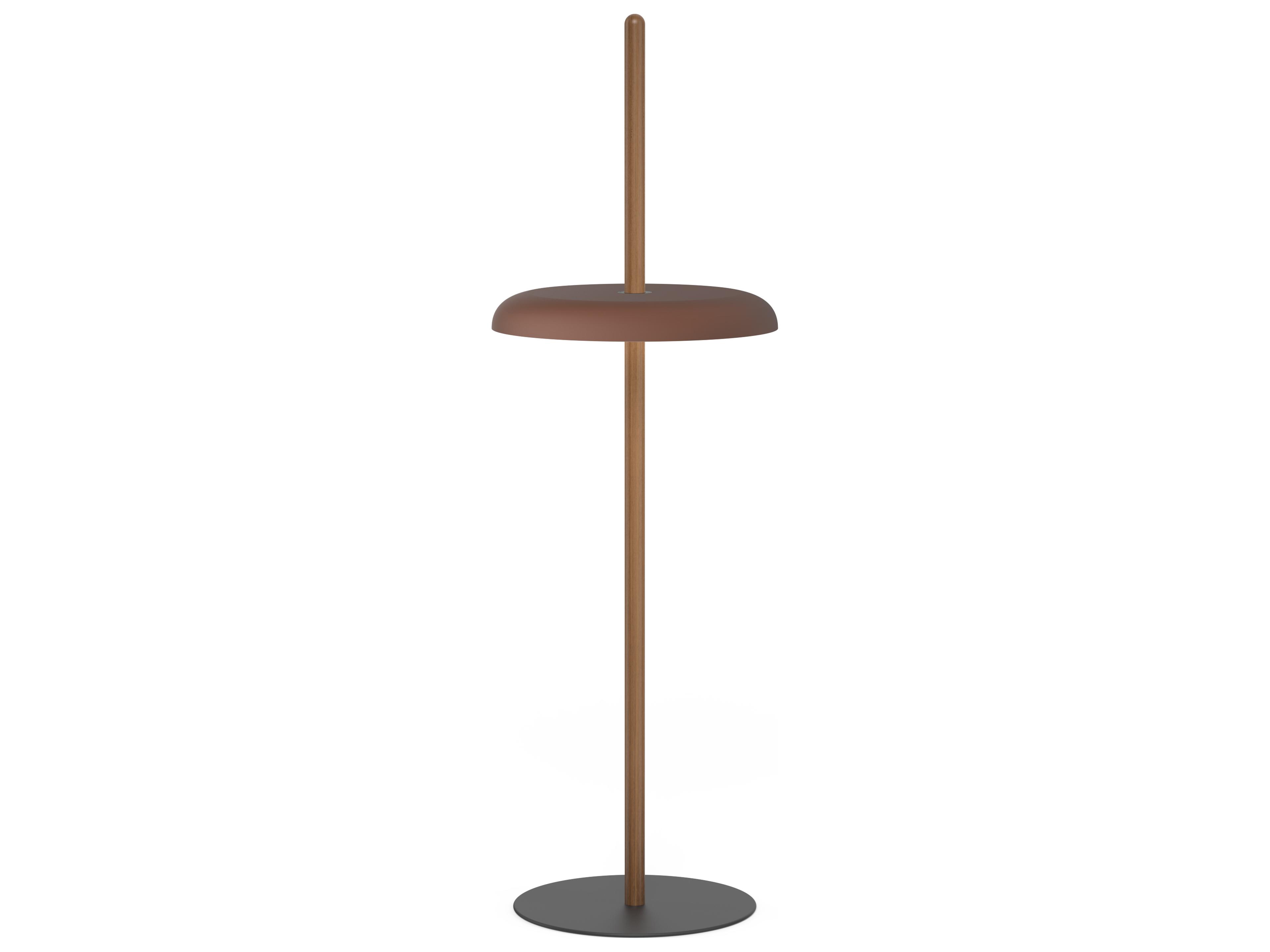 Pablo Nivel Walnut Espresso Brown Floor Lamp