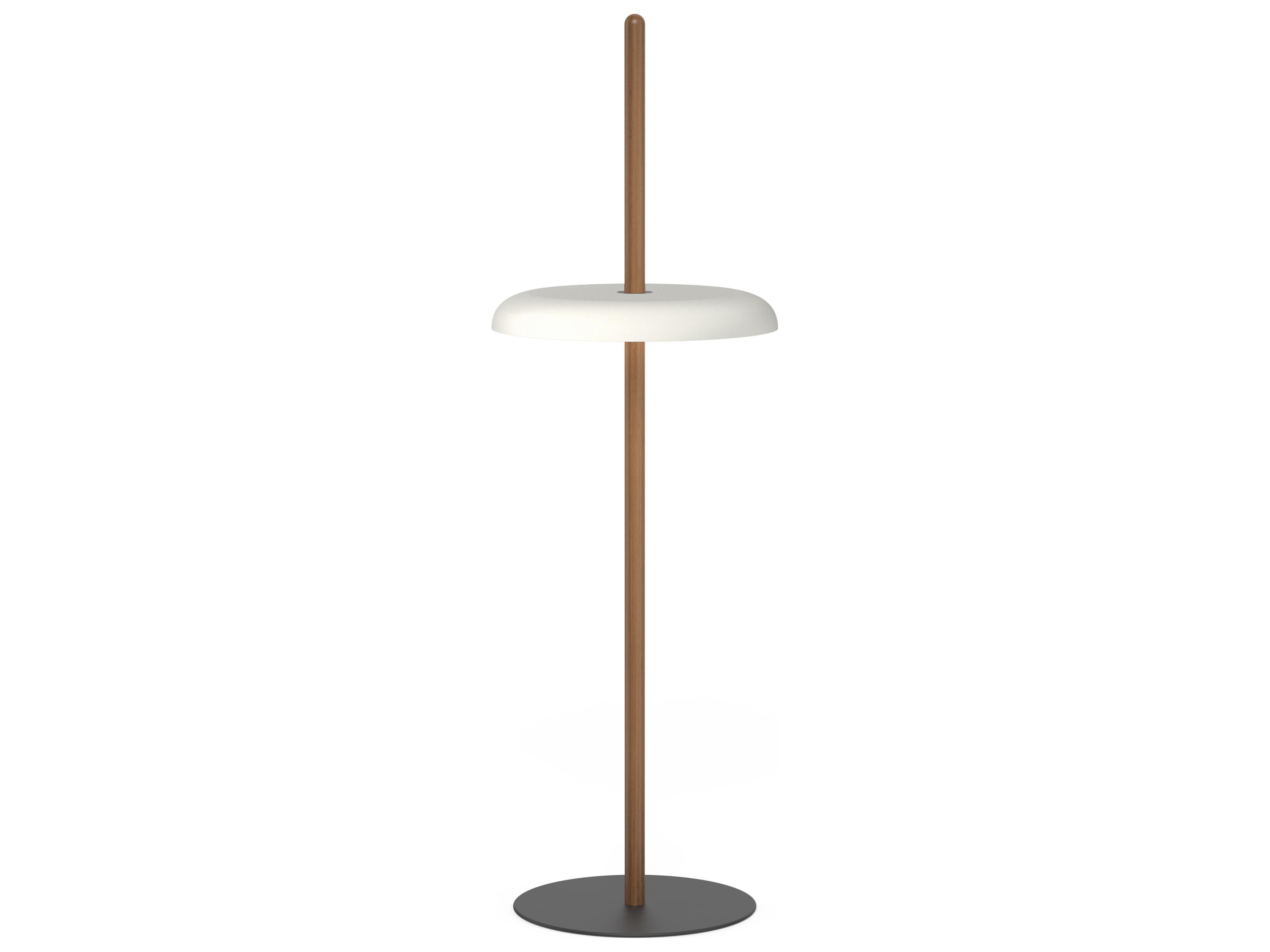Pablo Nivel Walnut White Brown Floor Lamp