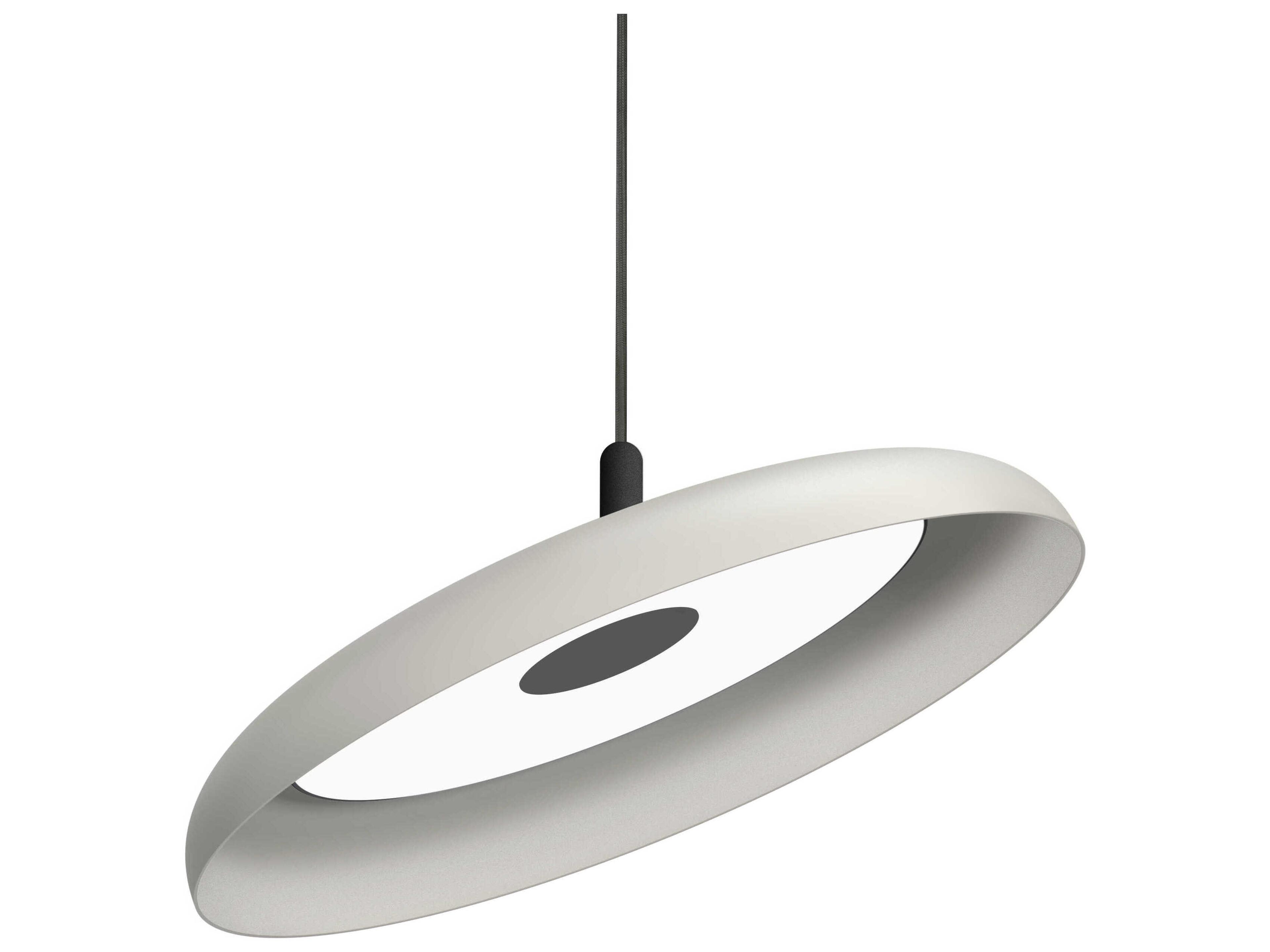 Nivel 1-Light White Round Pendant