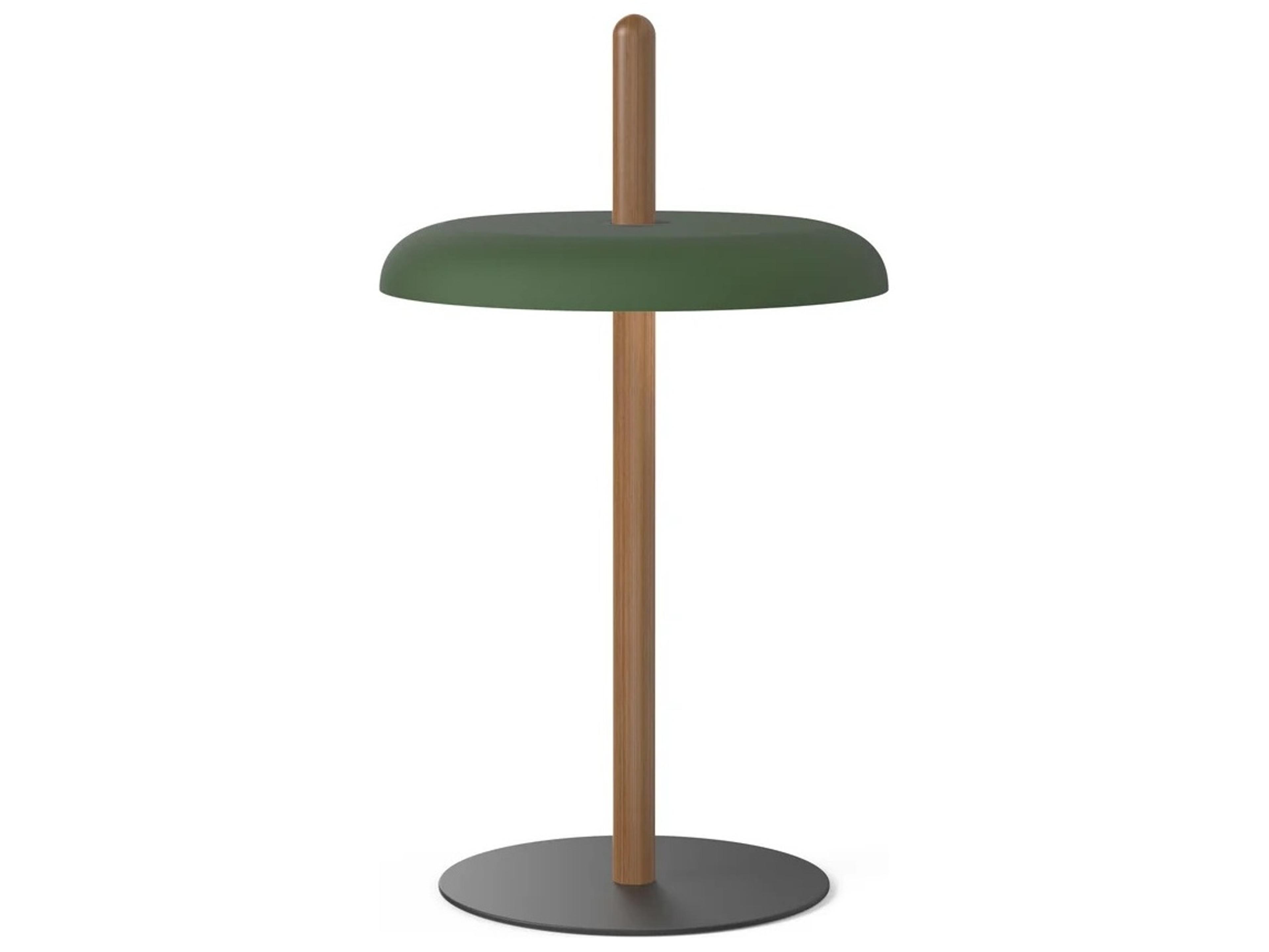 Pablo Nivel Walnut Green Brown Table Lamp