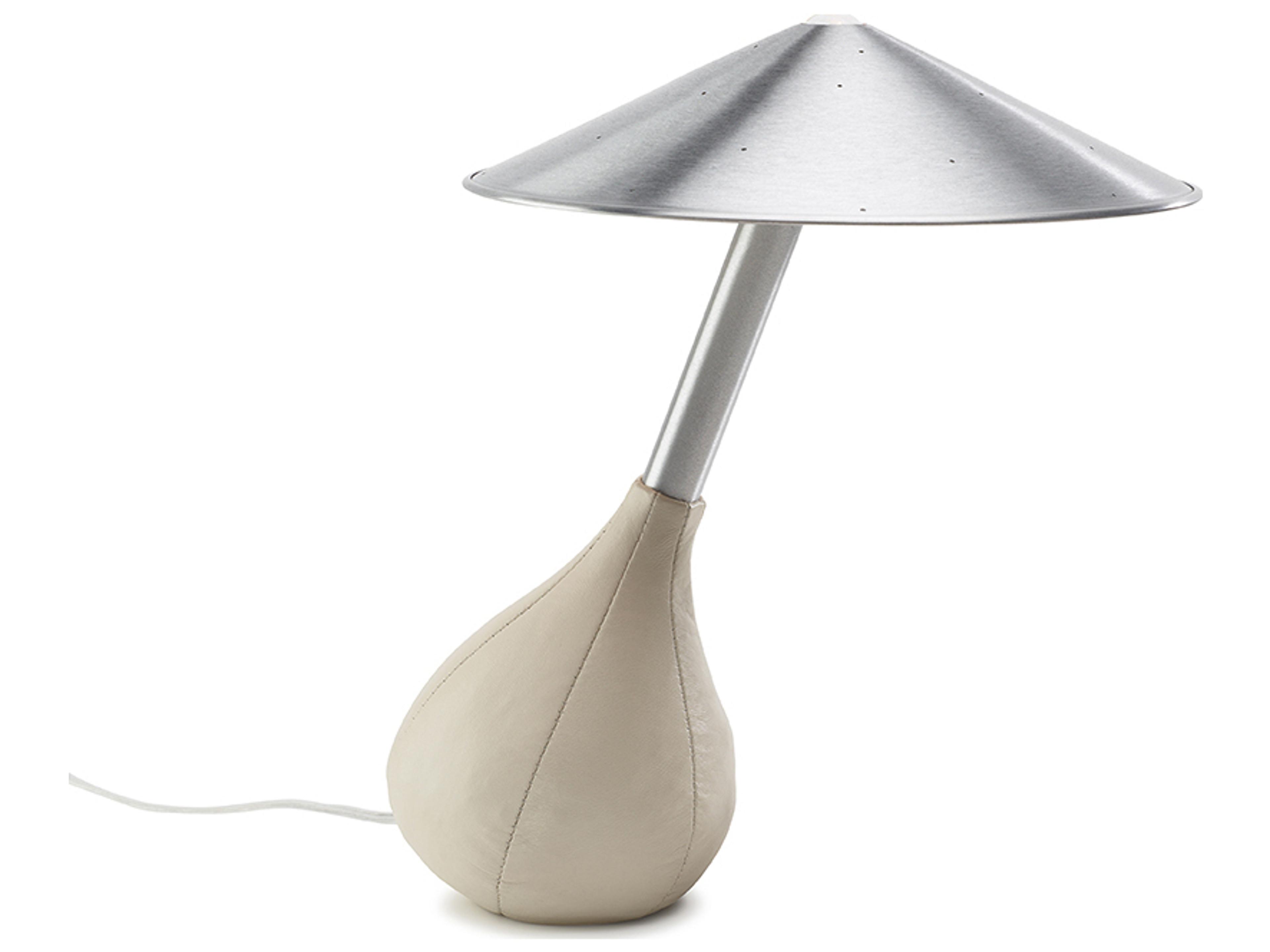 Pablo Piccola Ivory Glass Tube Off White Table Lamp