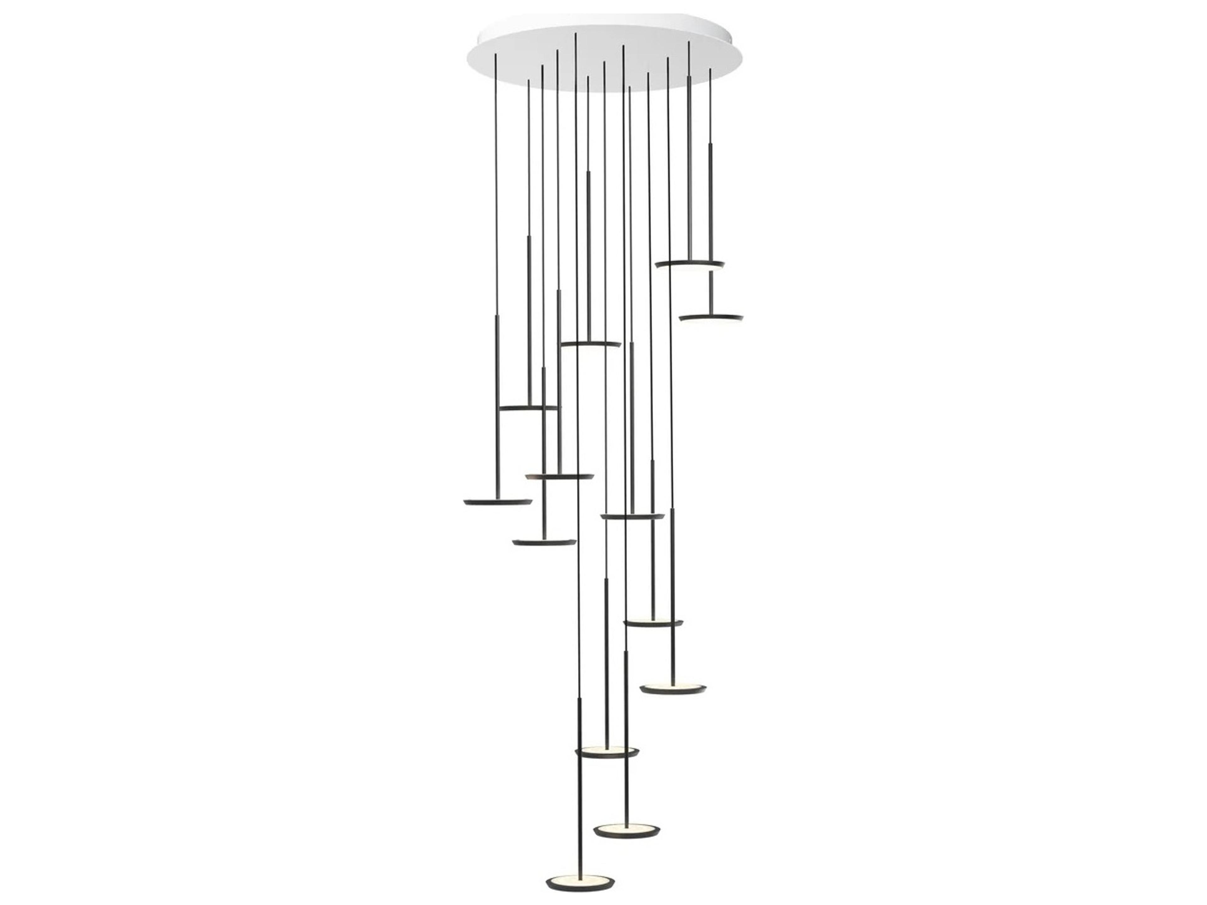 Pablo Sky Solo 5-Light Black Linear Chandelier