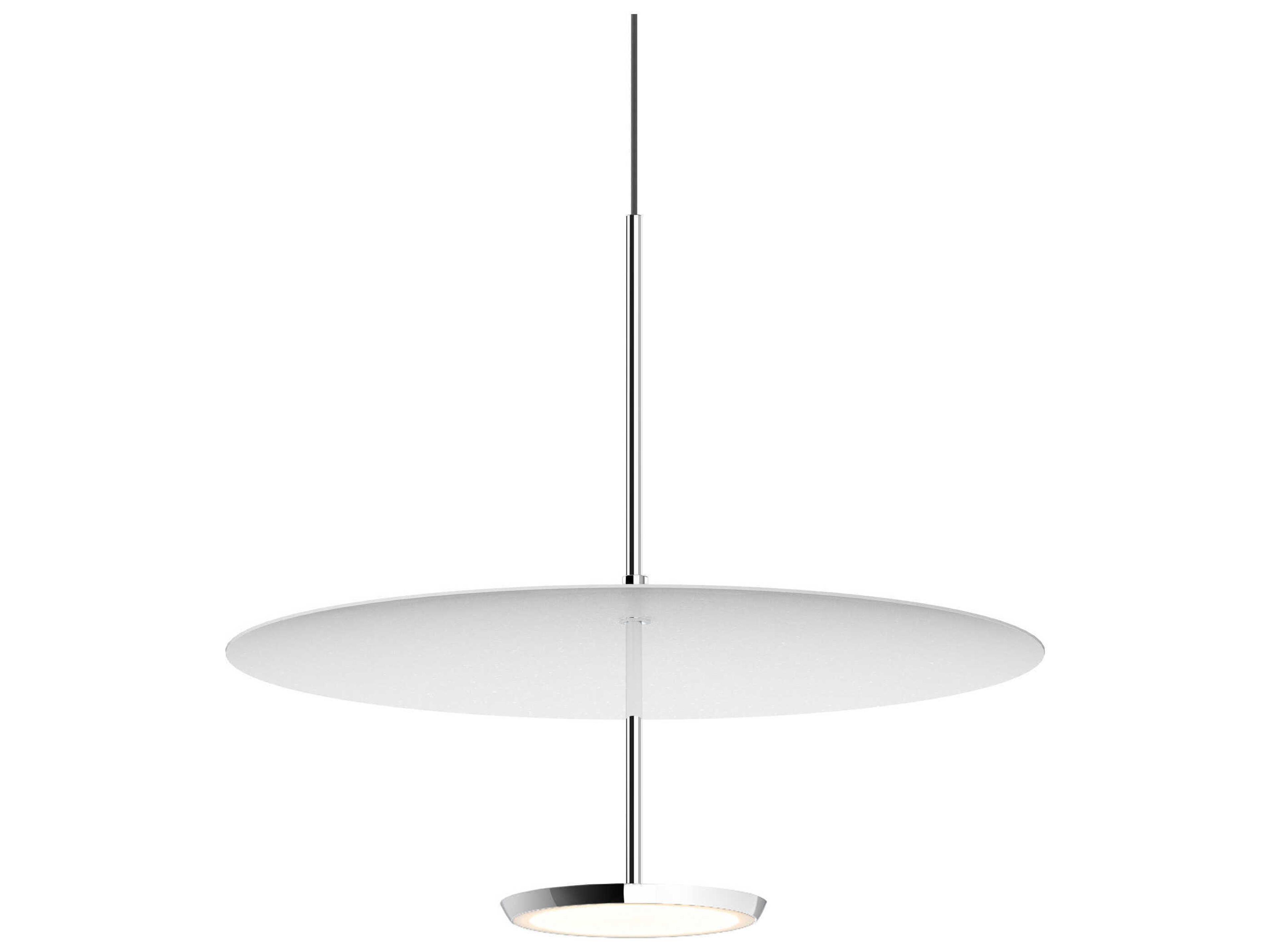 Pablo Sky 1-Light Chrome Round Pendant