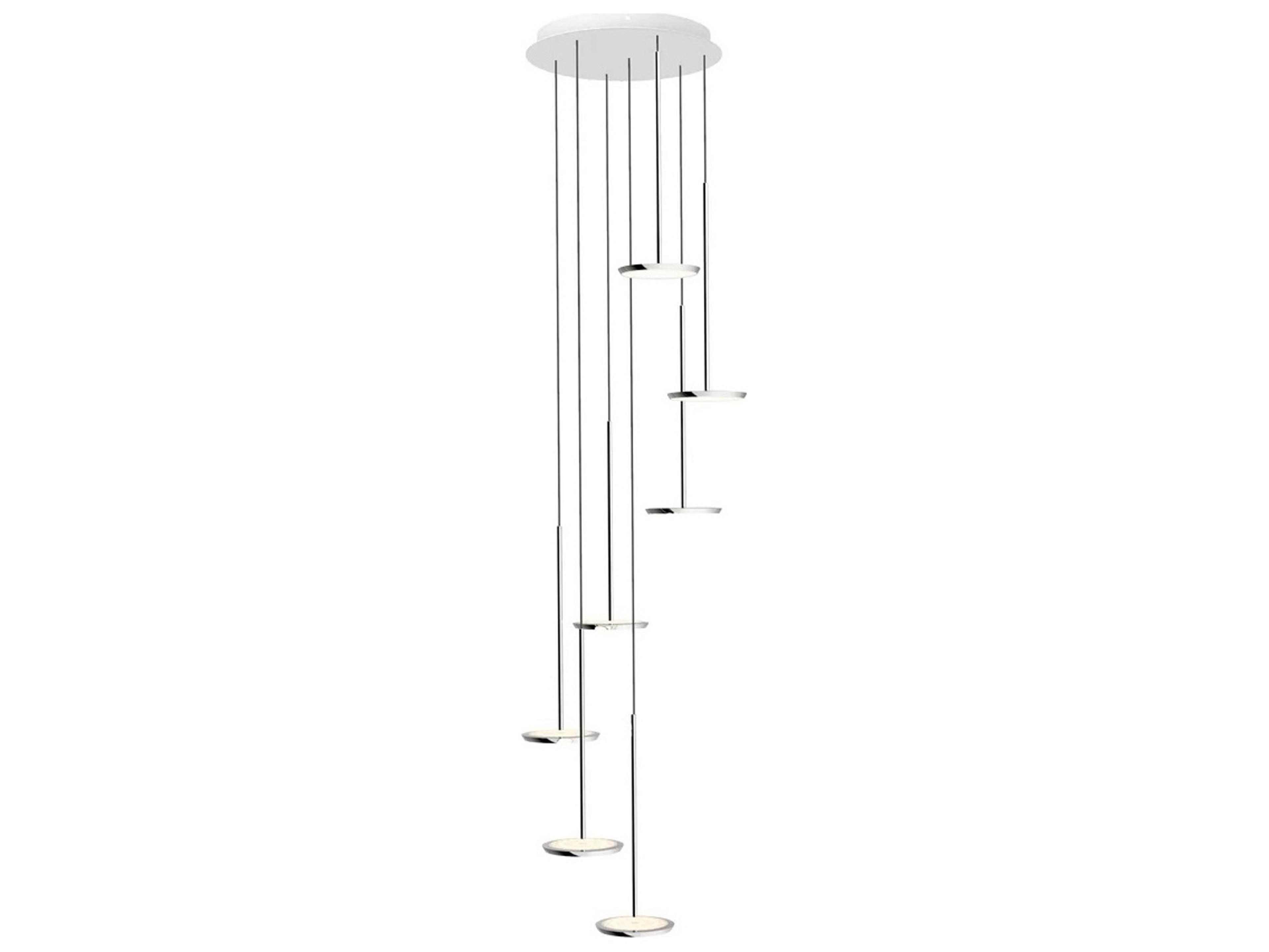 Pablo Sky Solo 5-Light Chrome Linear Chandelier