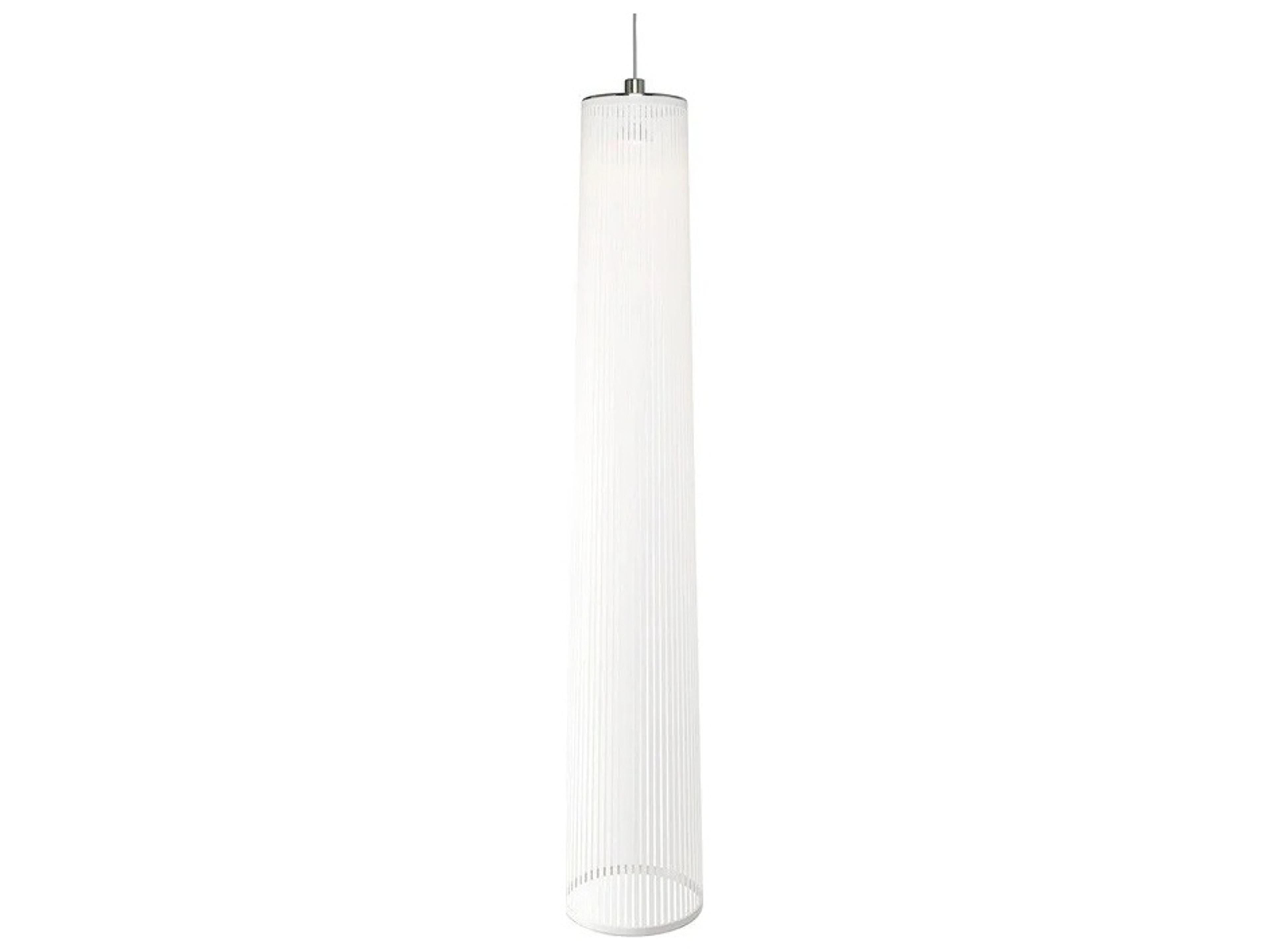 Pablo Solis 1-Light White Cylinder Pendant
