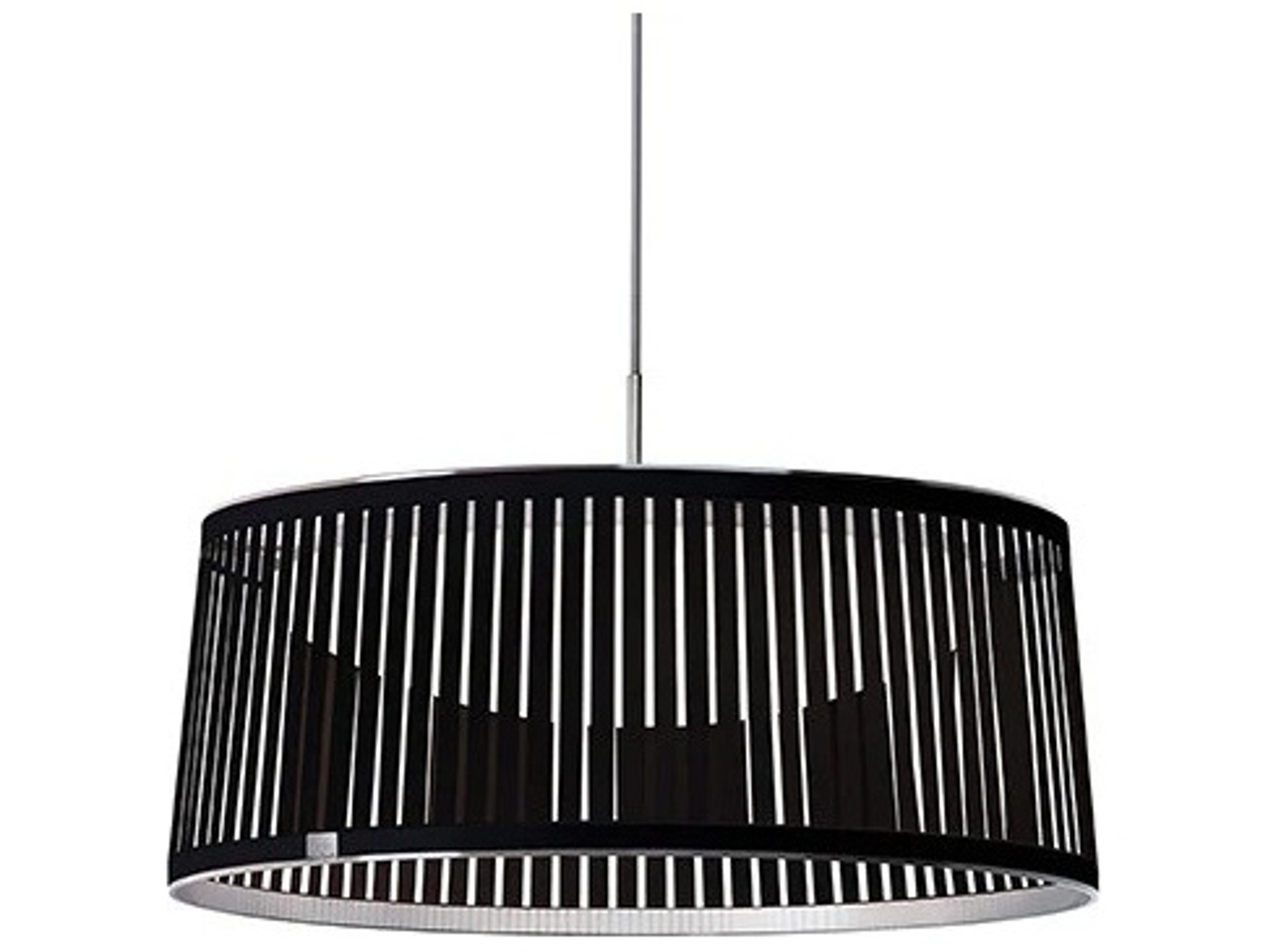 Pablo Solis 1-Light Black Drum Pendant
