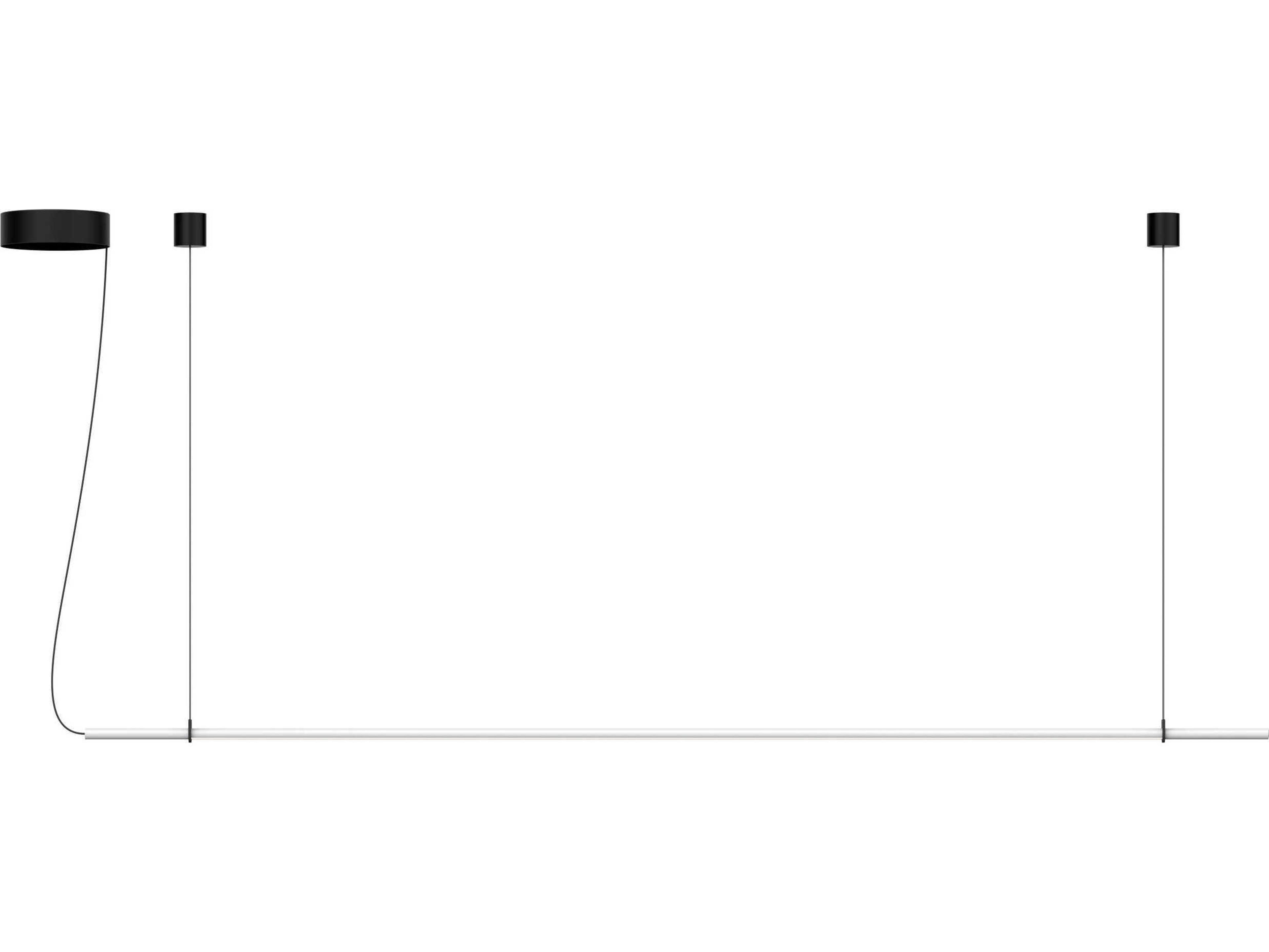 Pablo T.O 1-Light Light Grey Linear Island Pendant