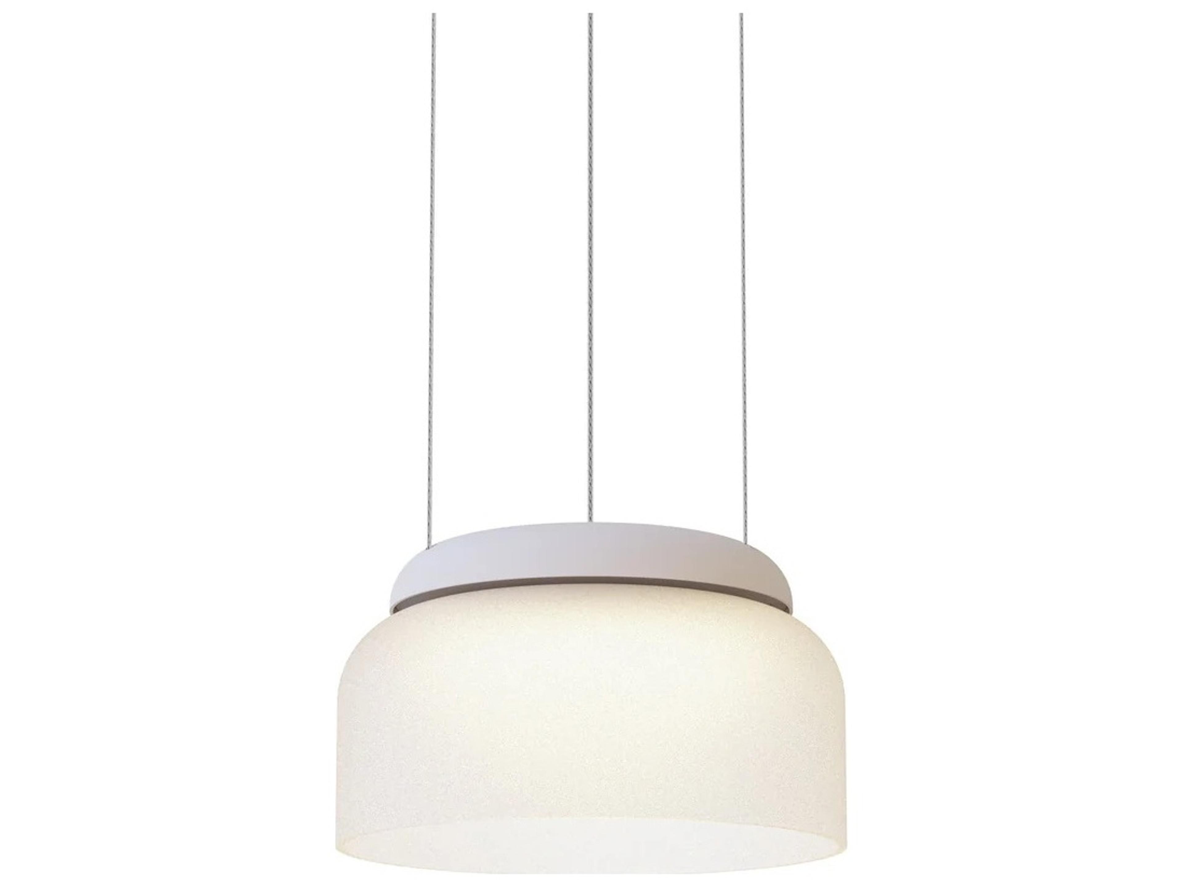 Pablo Totem Mini 1-Light White Dome Pendant