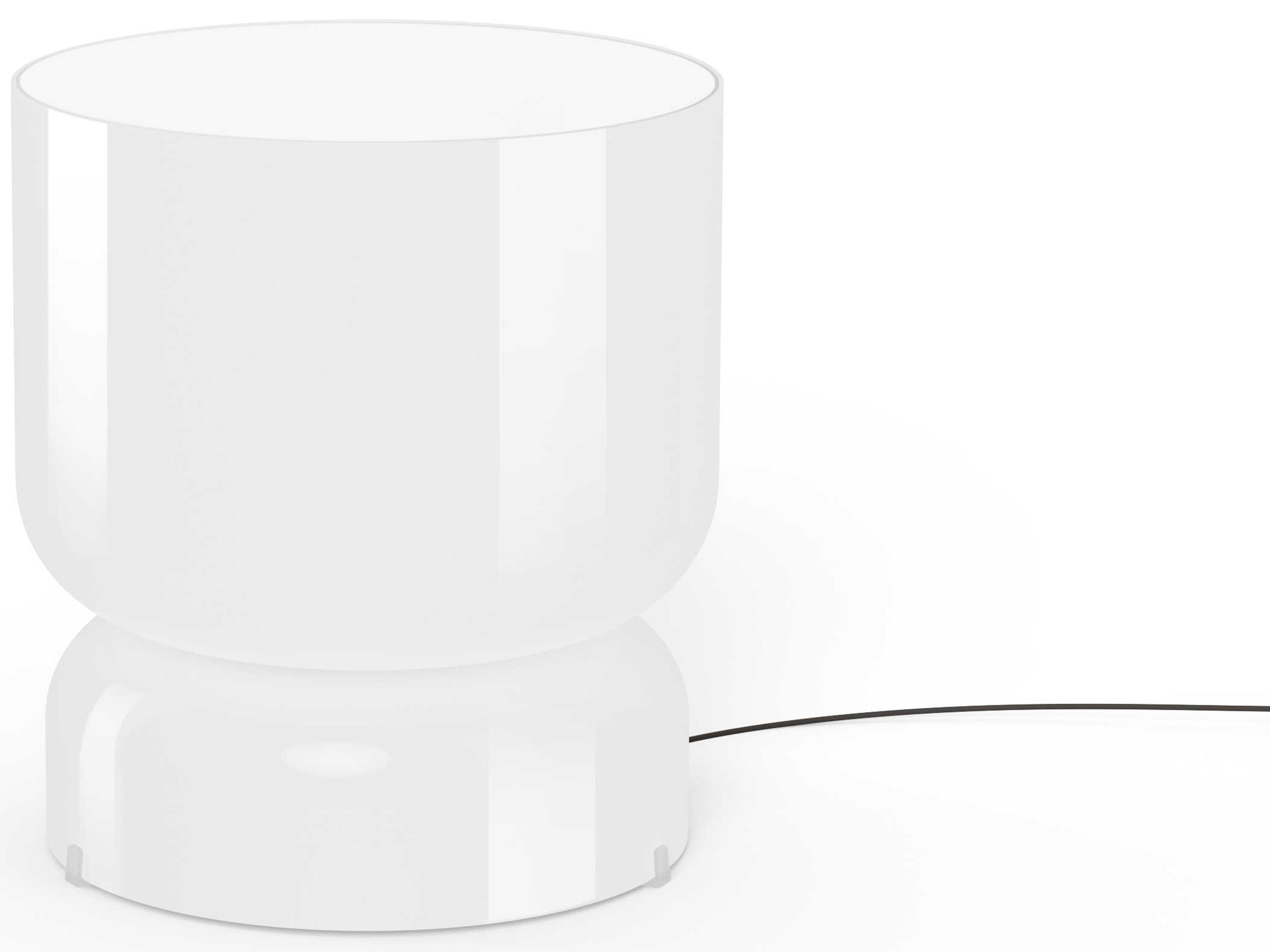 Pablo Totem Opal White Table Lamp