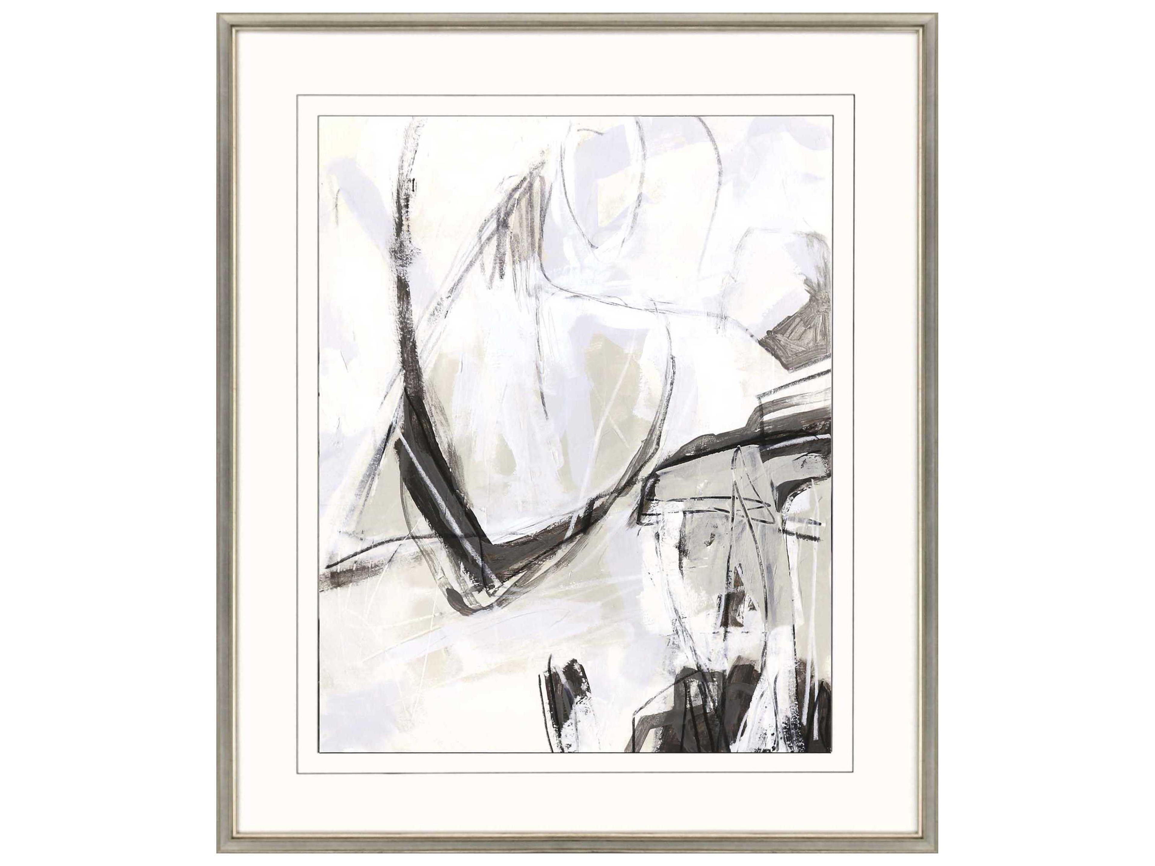 Paragon Abstract White Neutral Boundary-I Wall Art