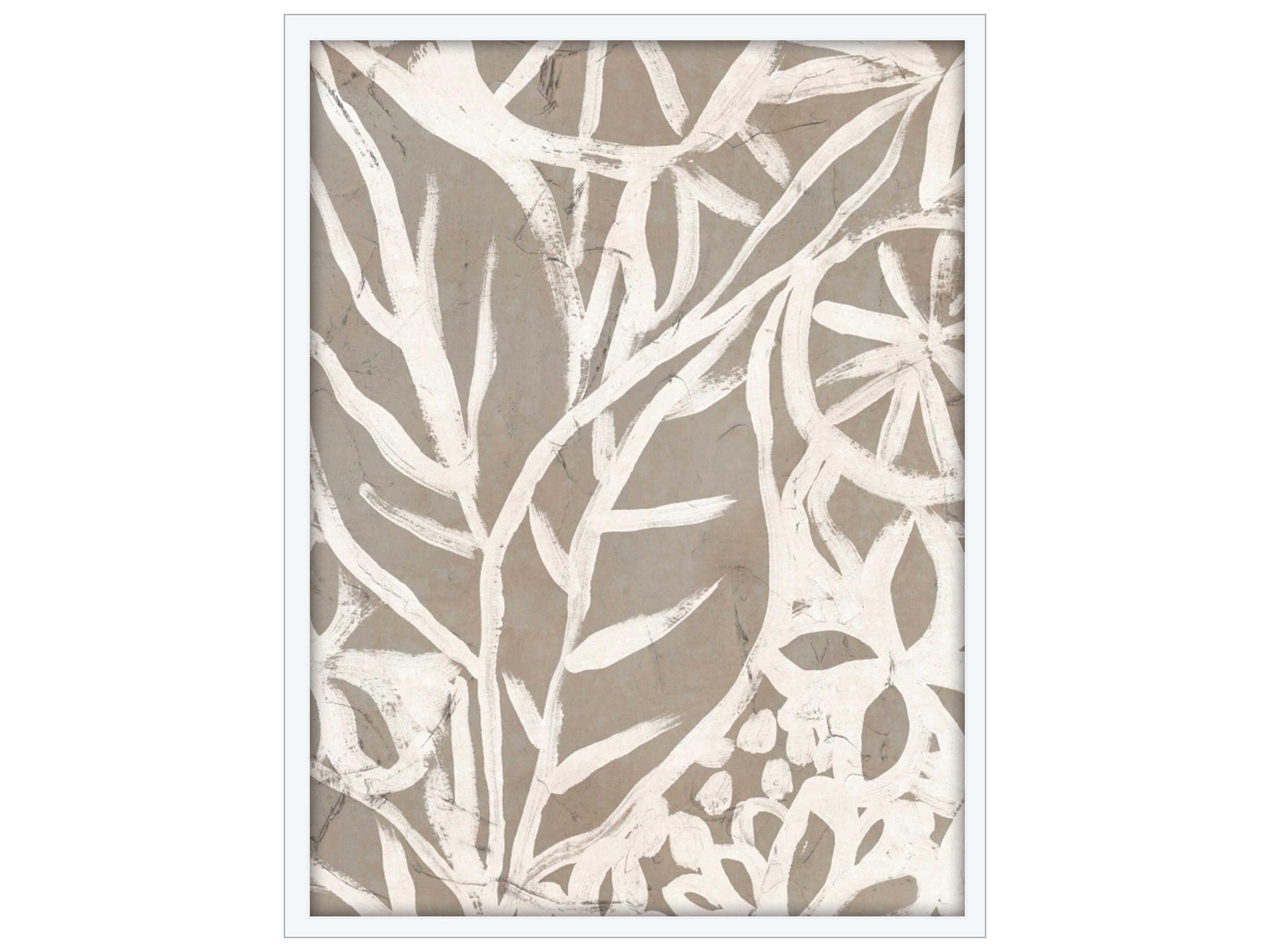 Paragon Florals Mudcloth Foliage-I Wall Art