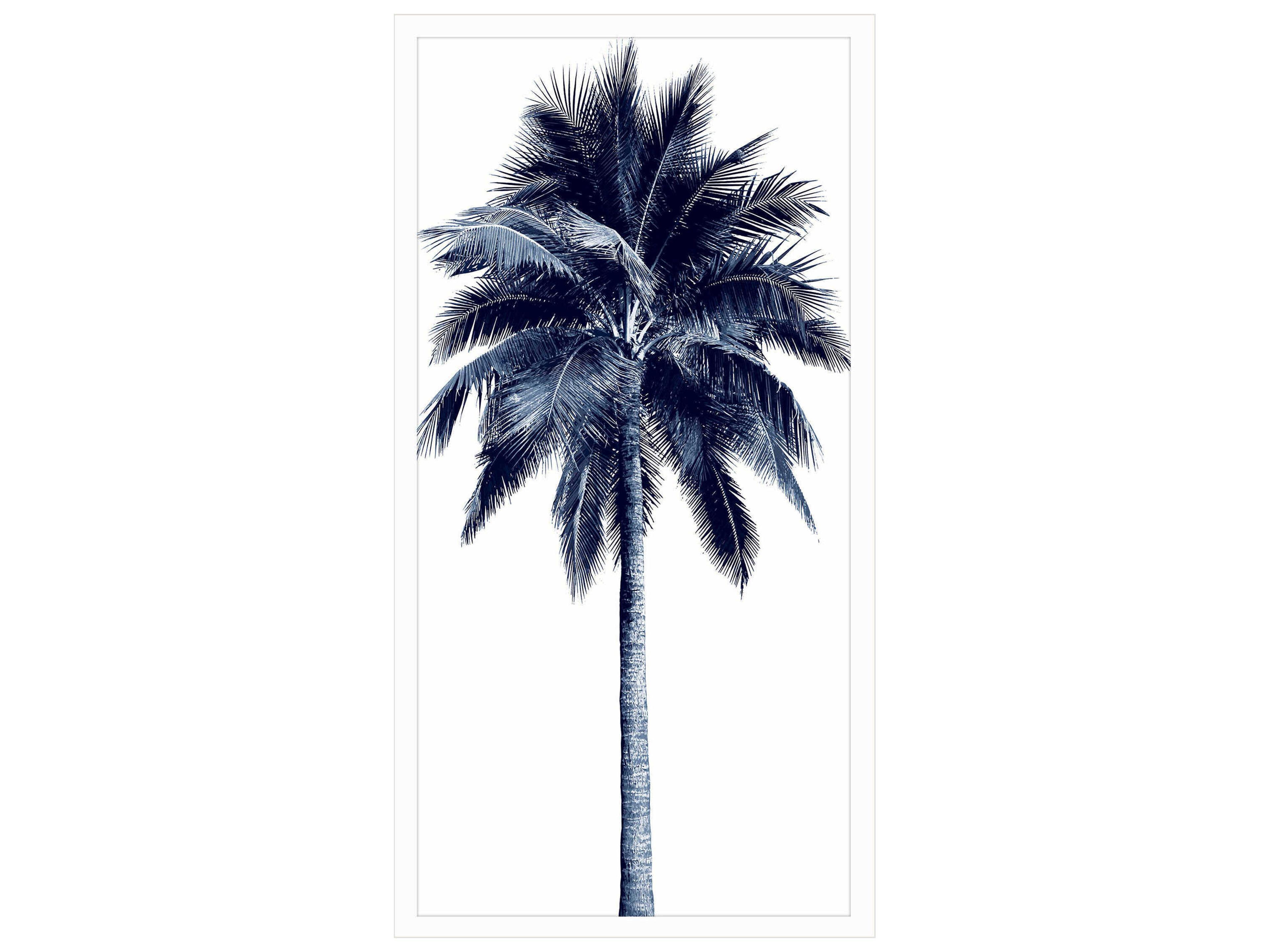 Paragon Waterside Palm Tree Blue-I Wall Art