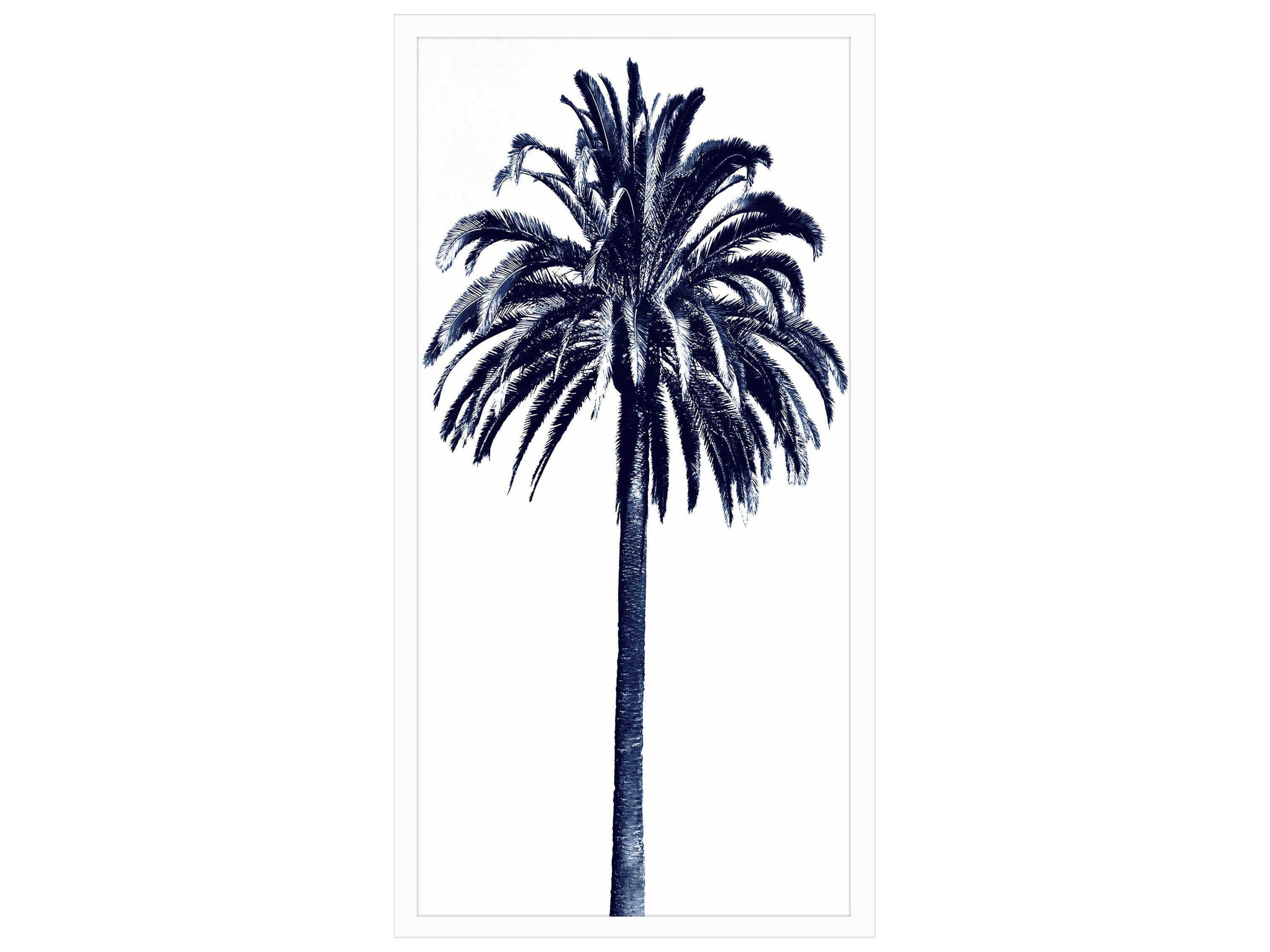 Paragon Waterside Palm Tree Blue-III Wall Art