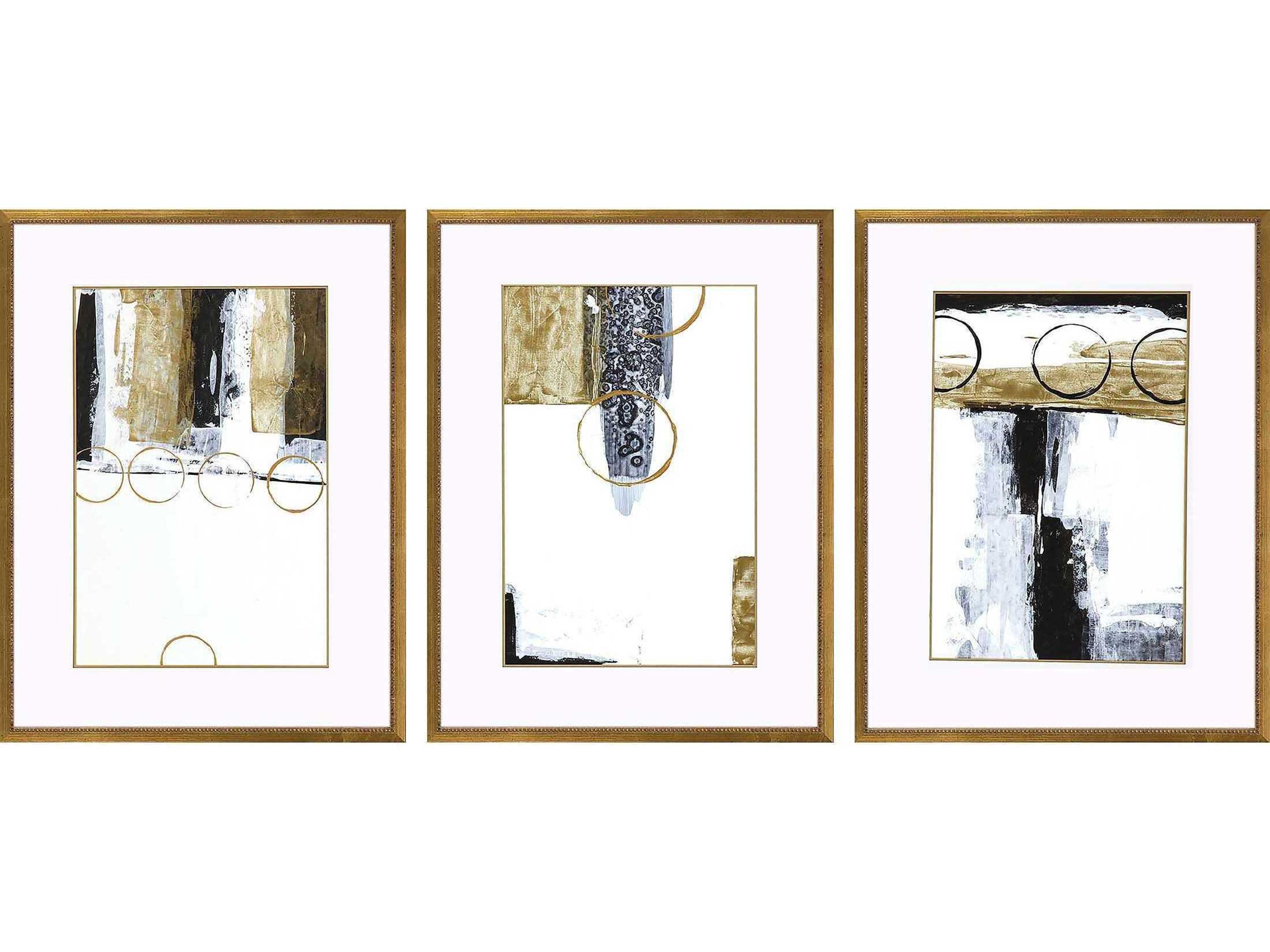 Paragon Geometrics White Neo Moderne-I Set of 3