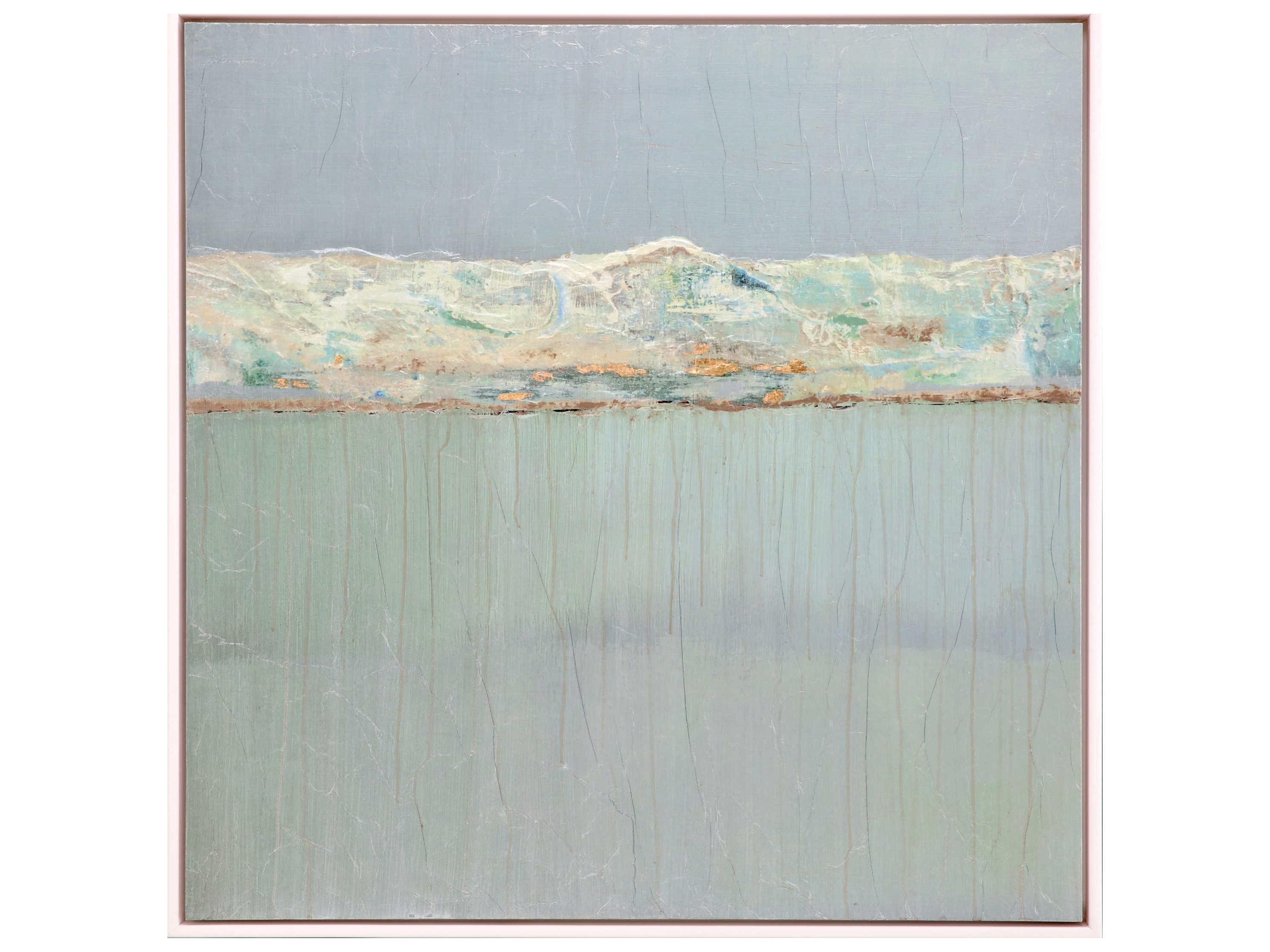 Paragon Abstract Green Beyond the Edge Wood Wall Art