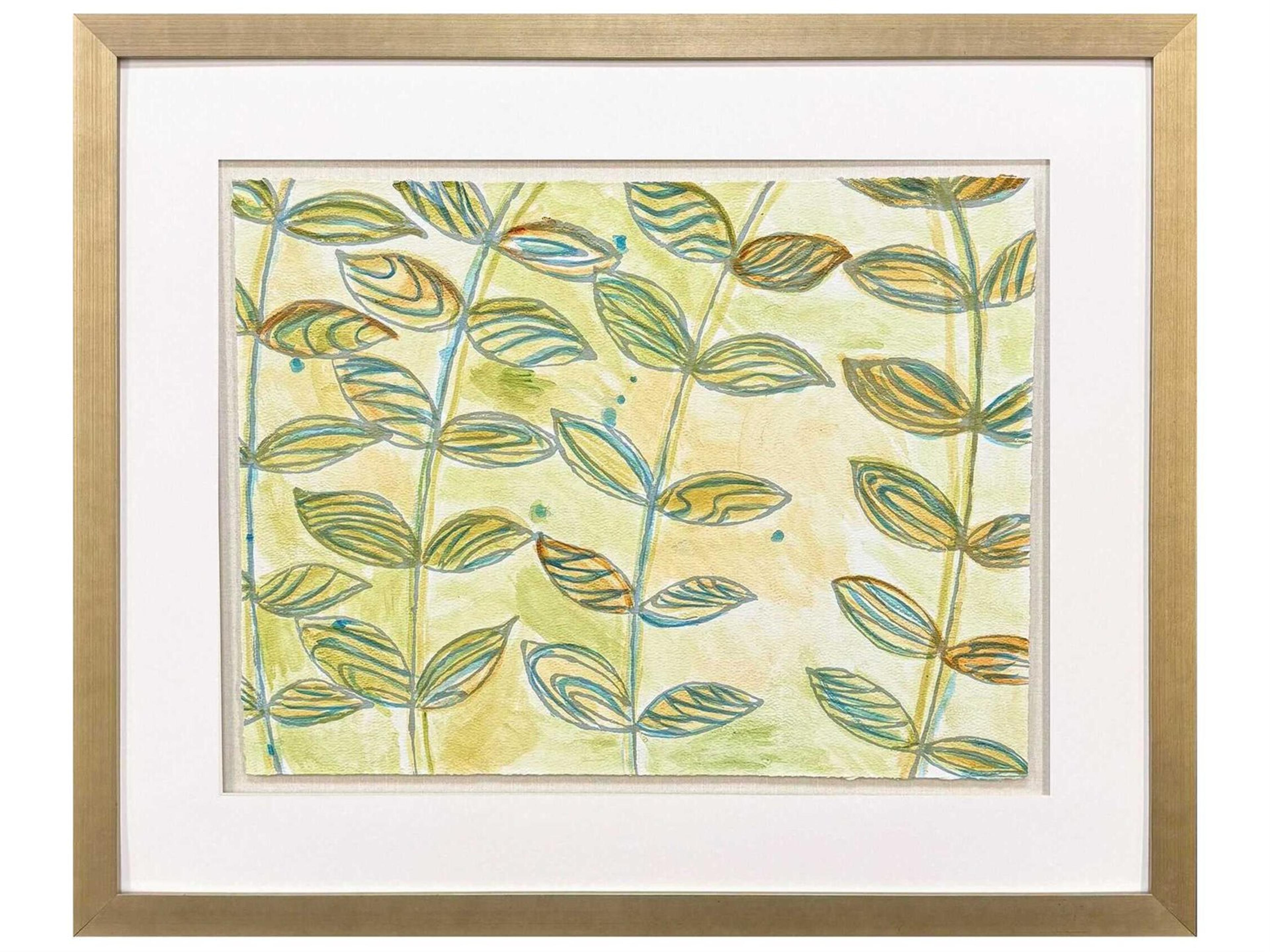 Paragon Florals Shimmering Garden-I Wall Art