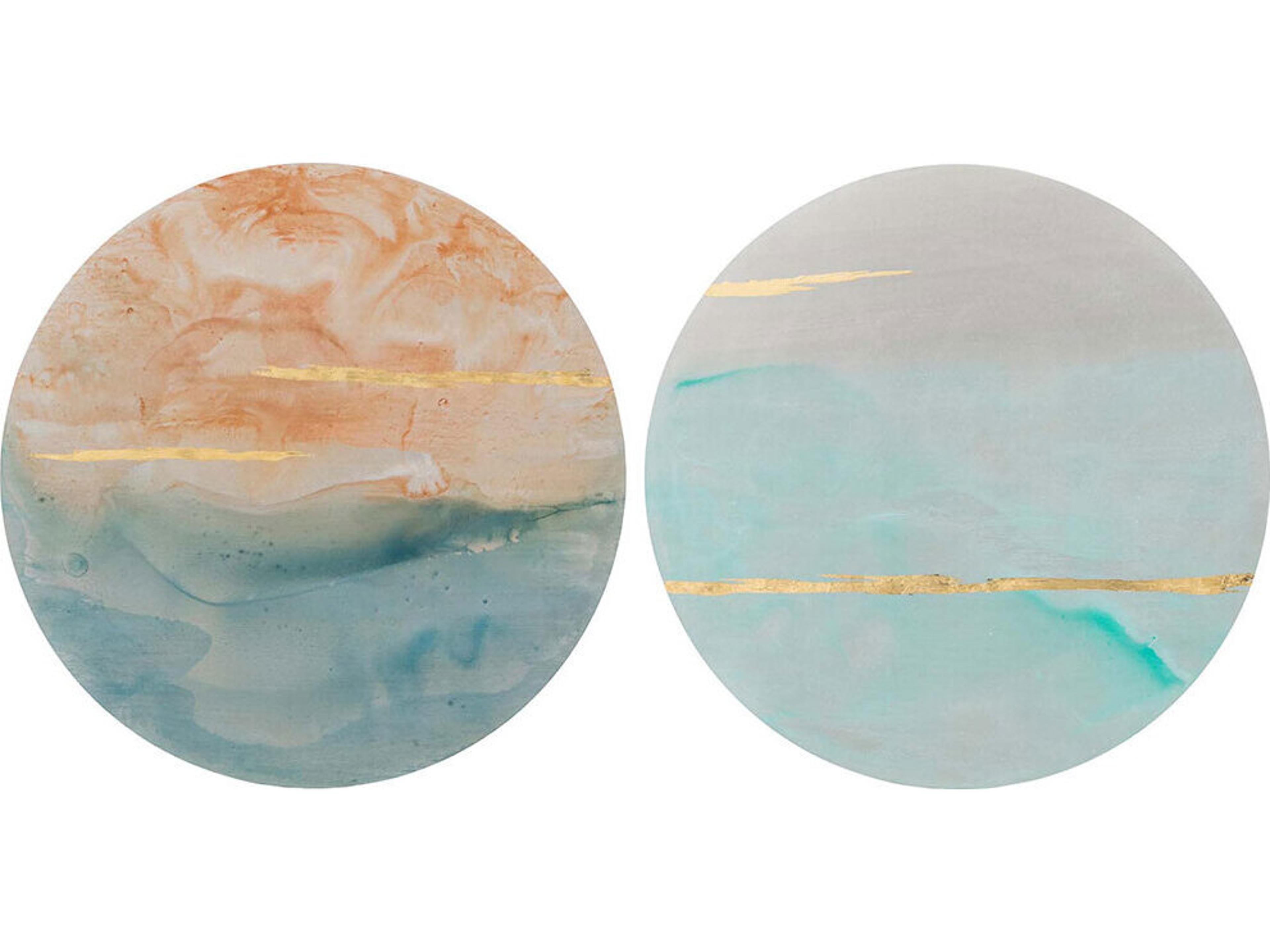 Paragon Abstract Horizons-II Metal Wall Art Set of 2