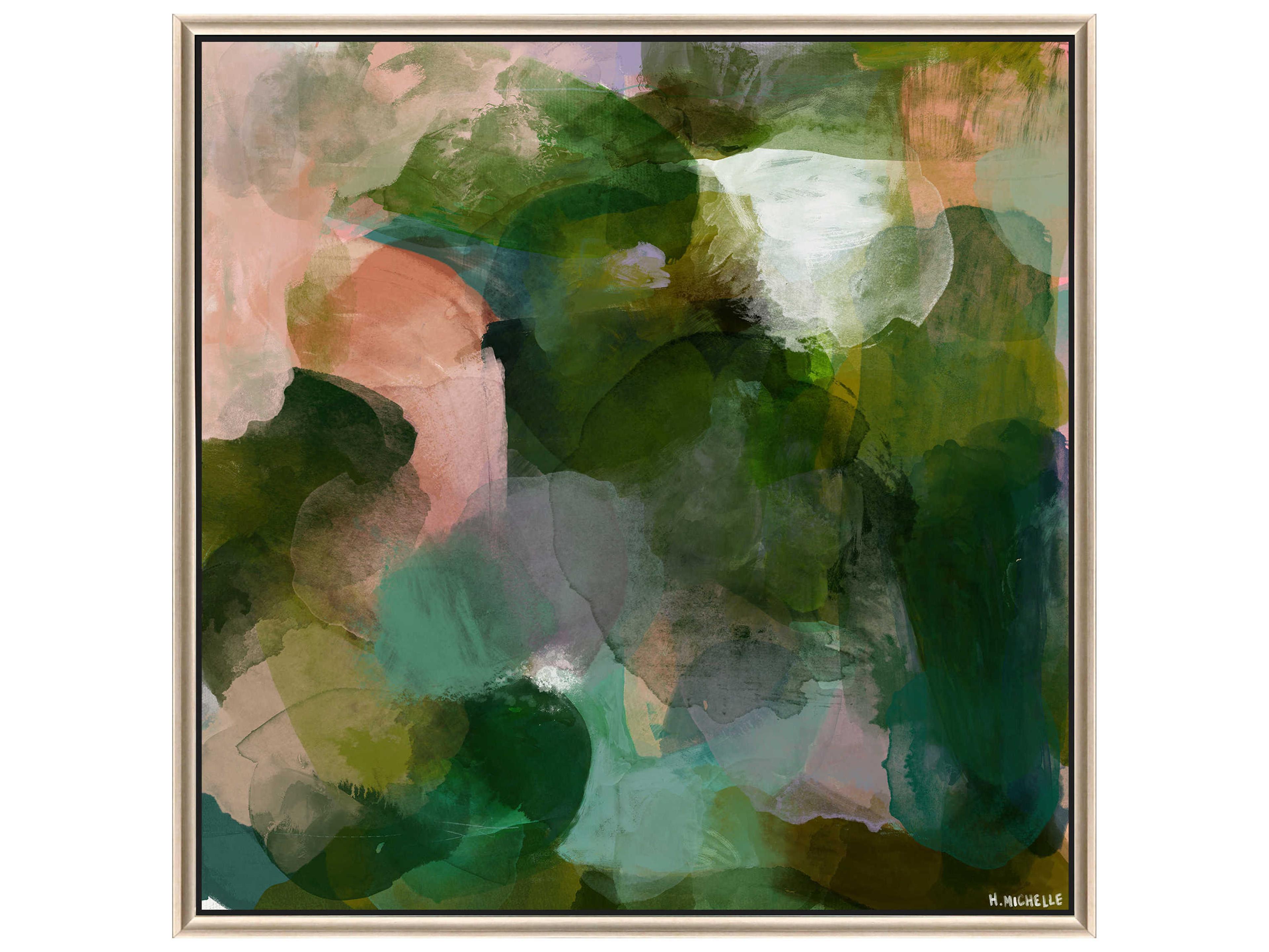 Paragon Abstract Blue Fruition Canvas Wall Art