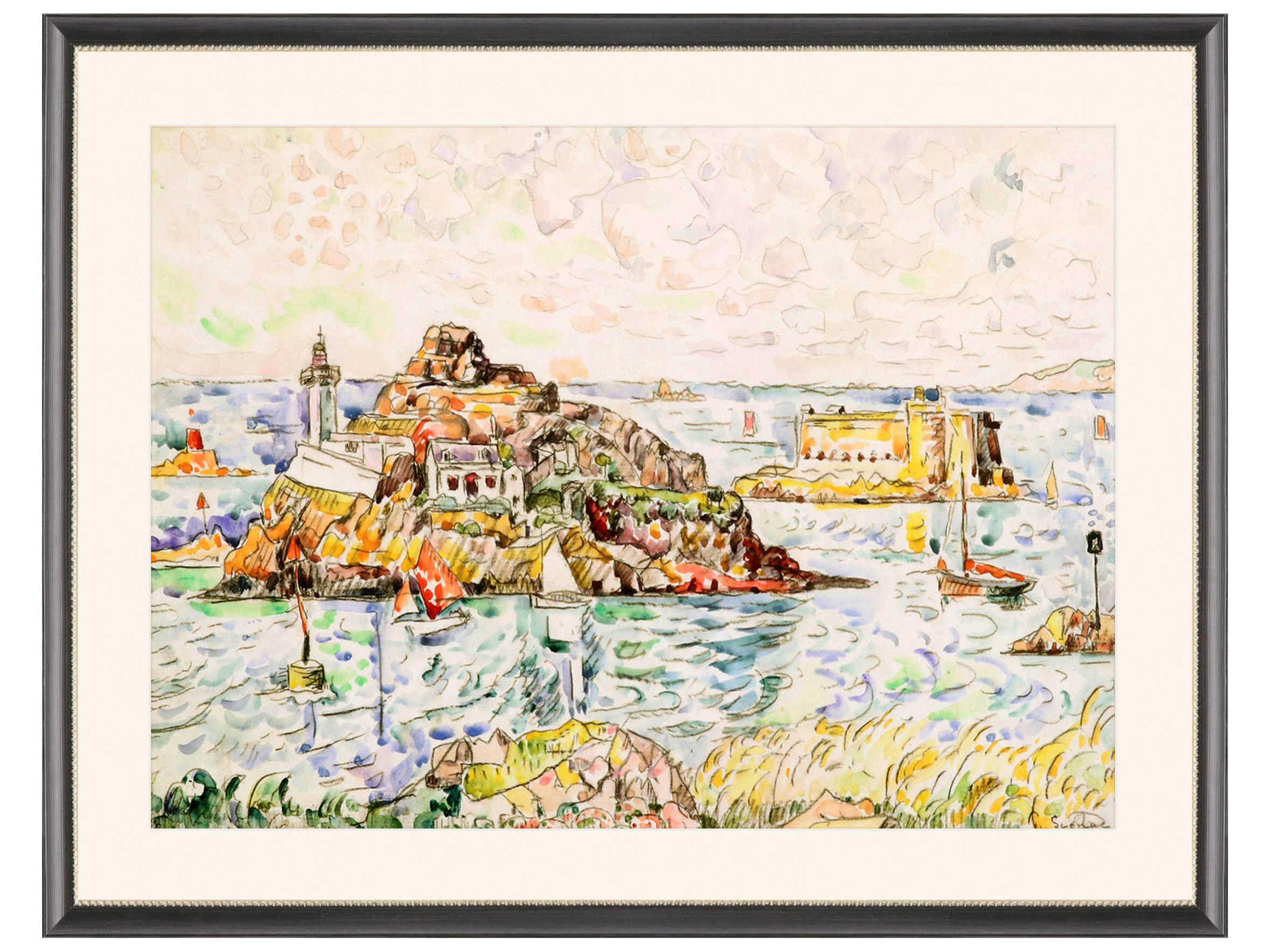 Paragon Scenic Blue Morlaix Wall Art