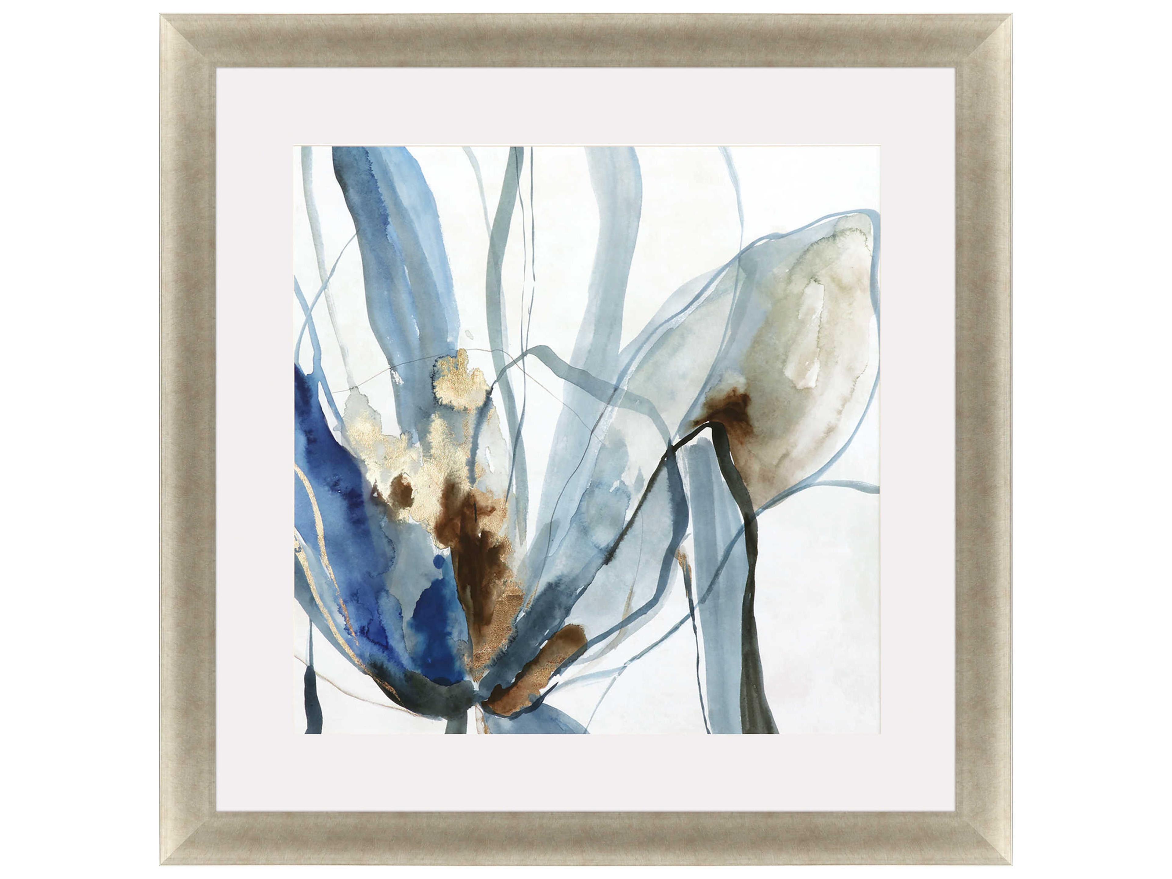 Paragon Florals Blue Refined-II Wall Art