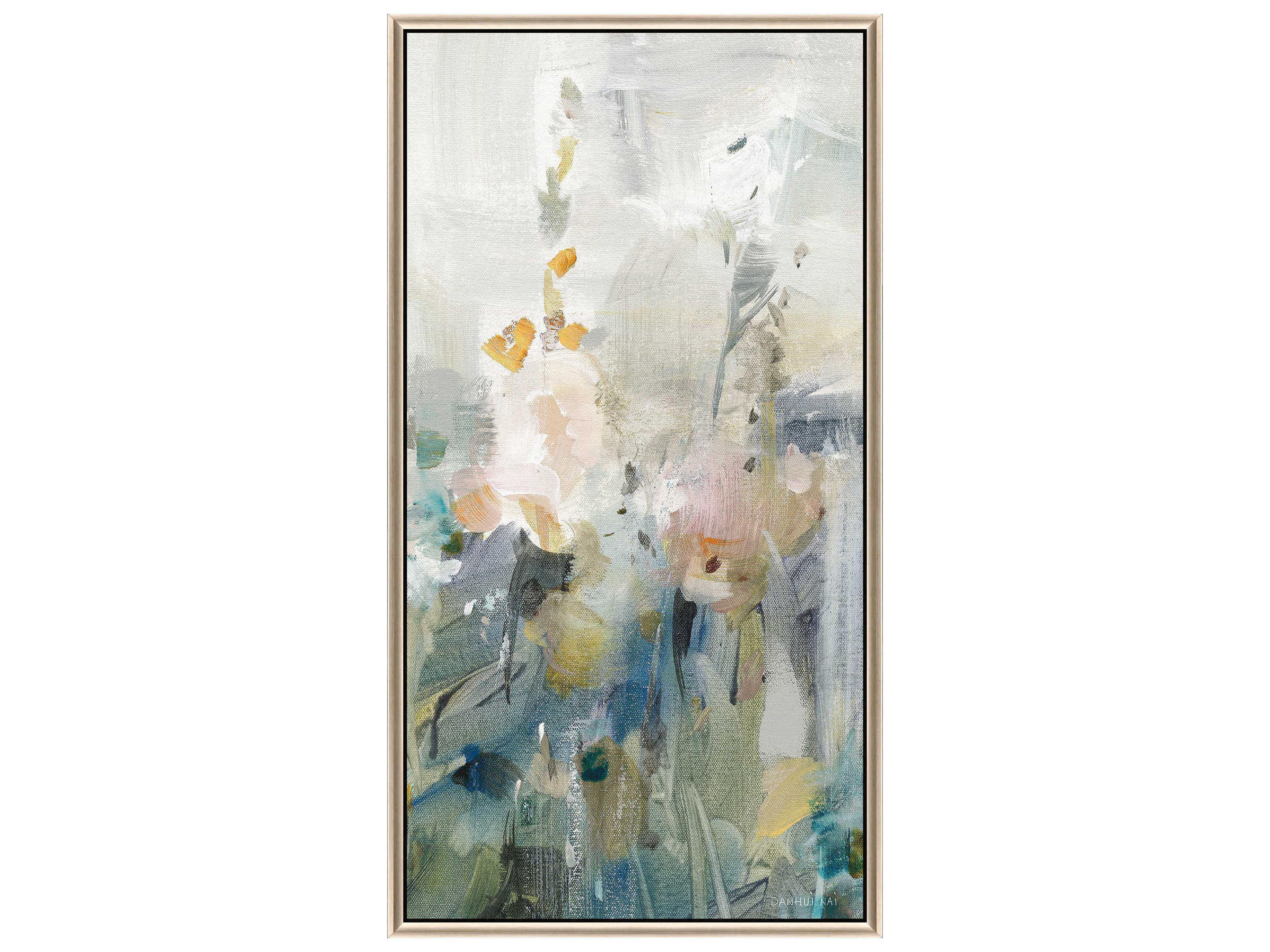 Paragon Florals Gray Rustic Garden-II Canvas Wall Art