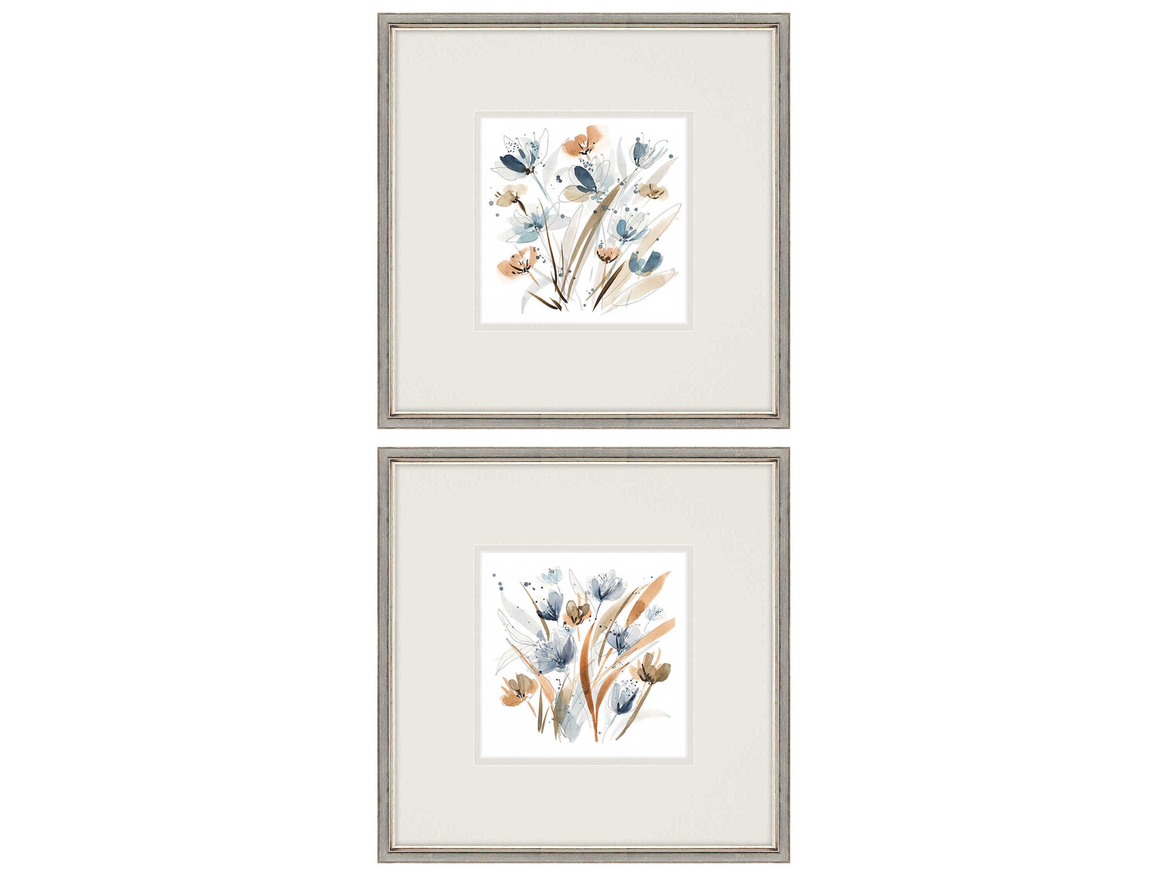 Paragon Coastal Blooms Wall Art Set of 2