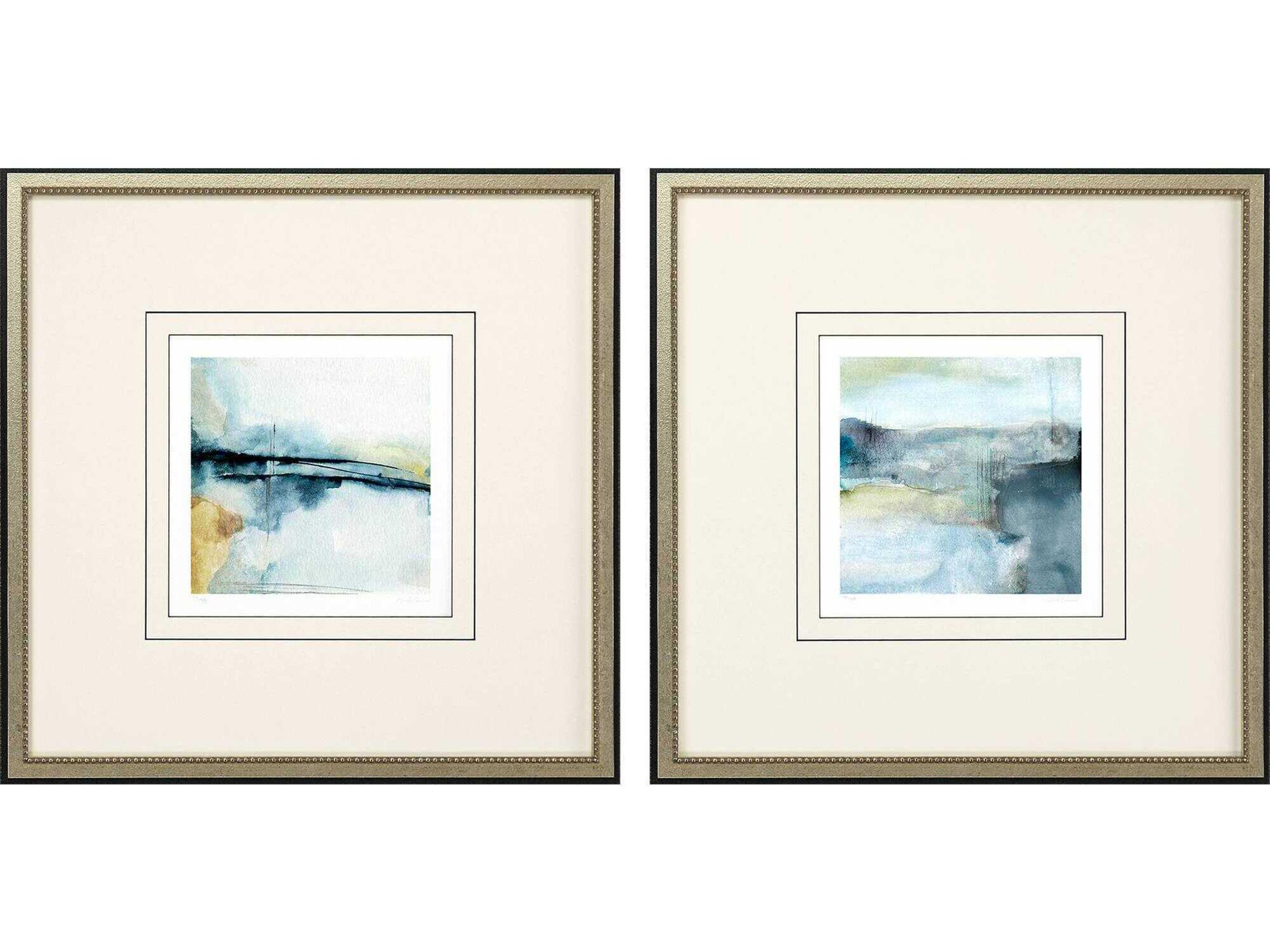 Paragon Abstract Mist Wall Art Set of 2